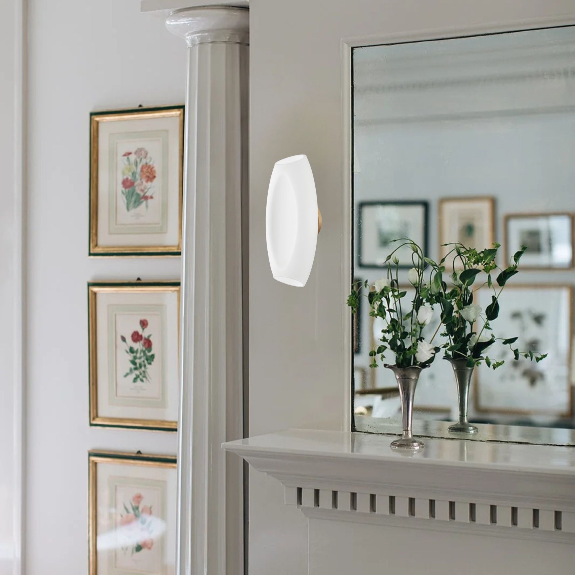Vista 15" LED Wall Sconce, Patina Brass Finish