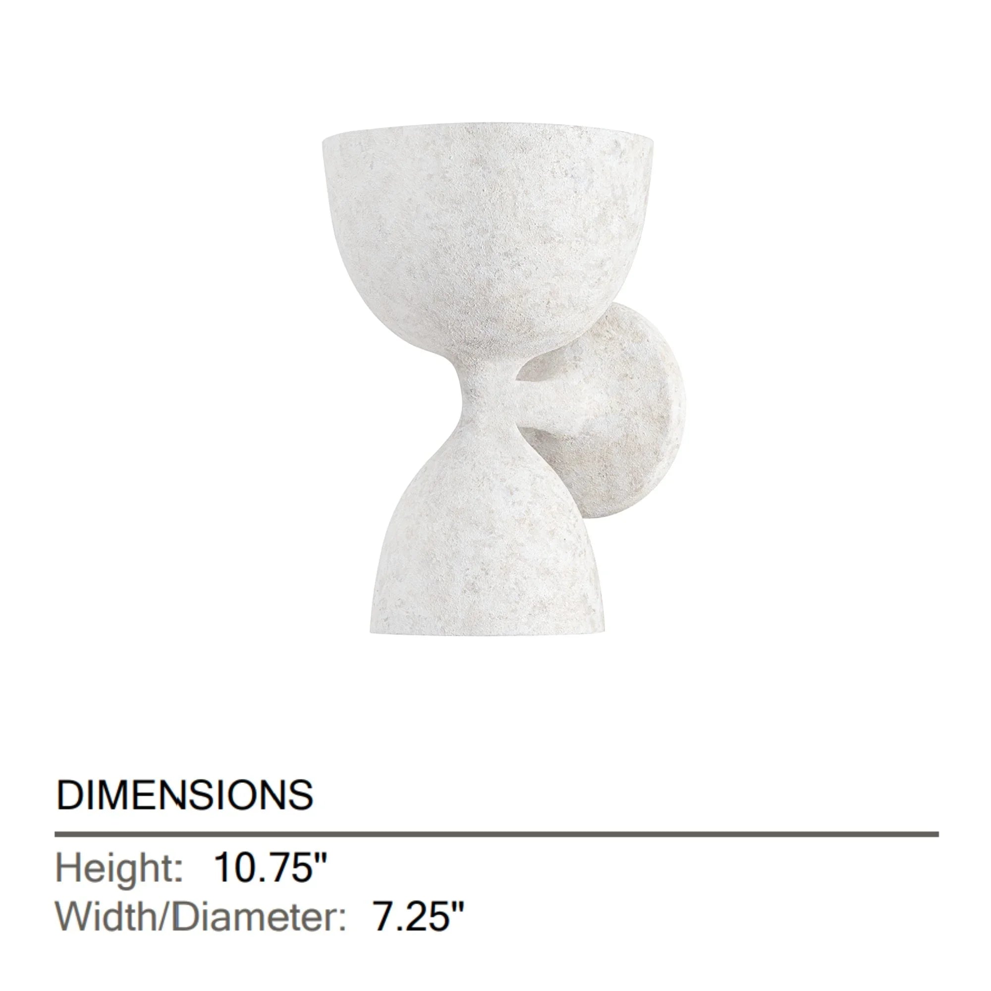 Waucoba 11" 2-Light Wall Sconce, Weathered White Finish