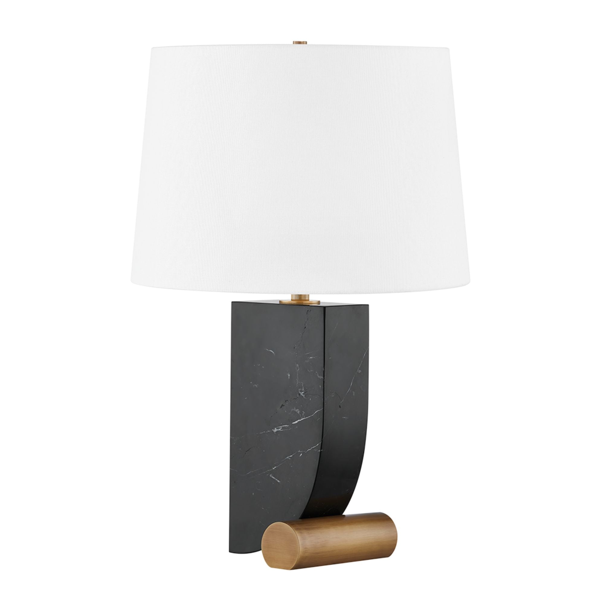 Troy Lighting - Yellowstone 24" Table Lamp, Patina Brass/Black Finish | Bees Lighting