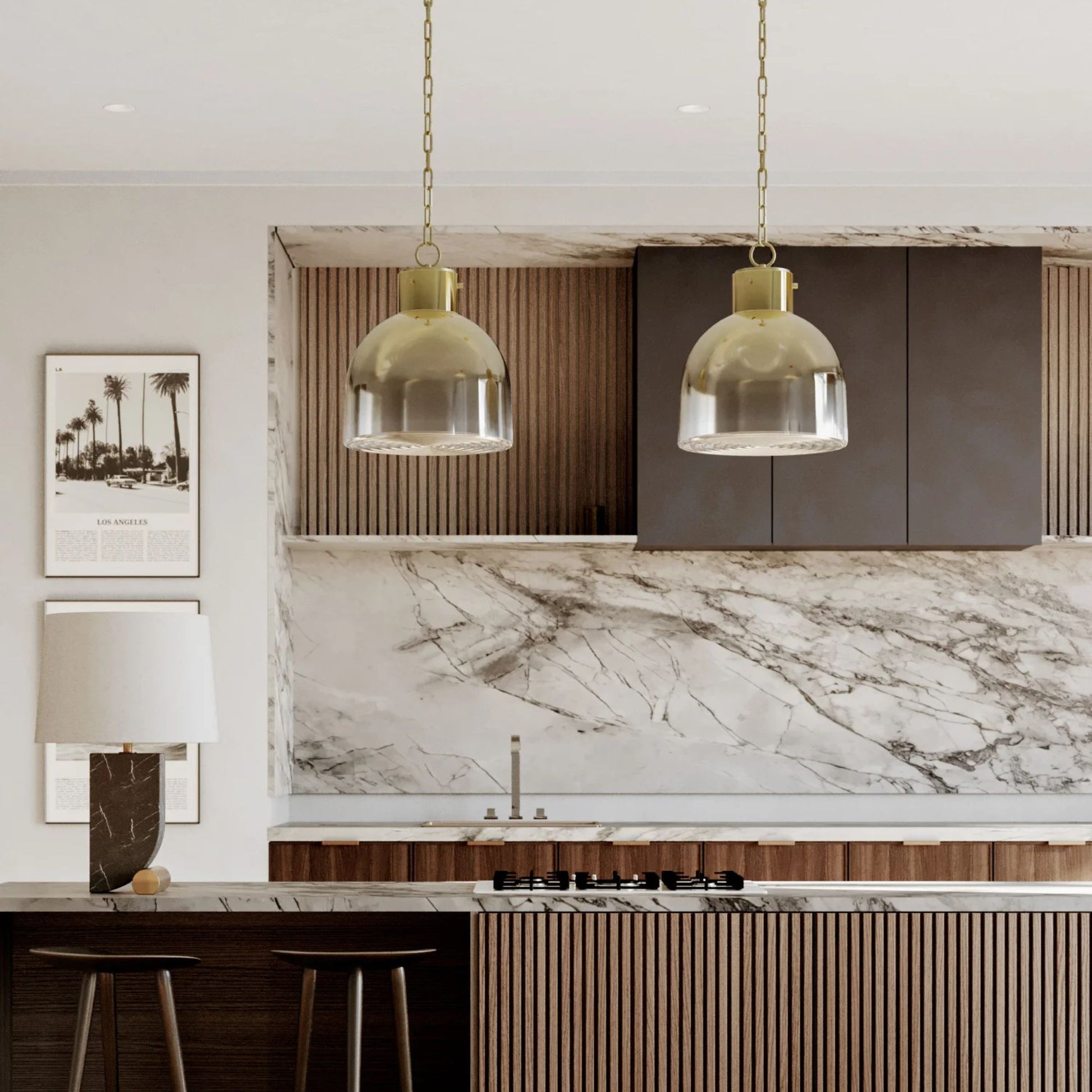 Troy Lighting - Yellowstone 24" Table Lamp, Patina Brass/Black Finish | Bees Lighting