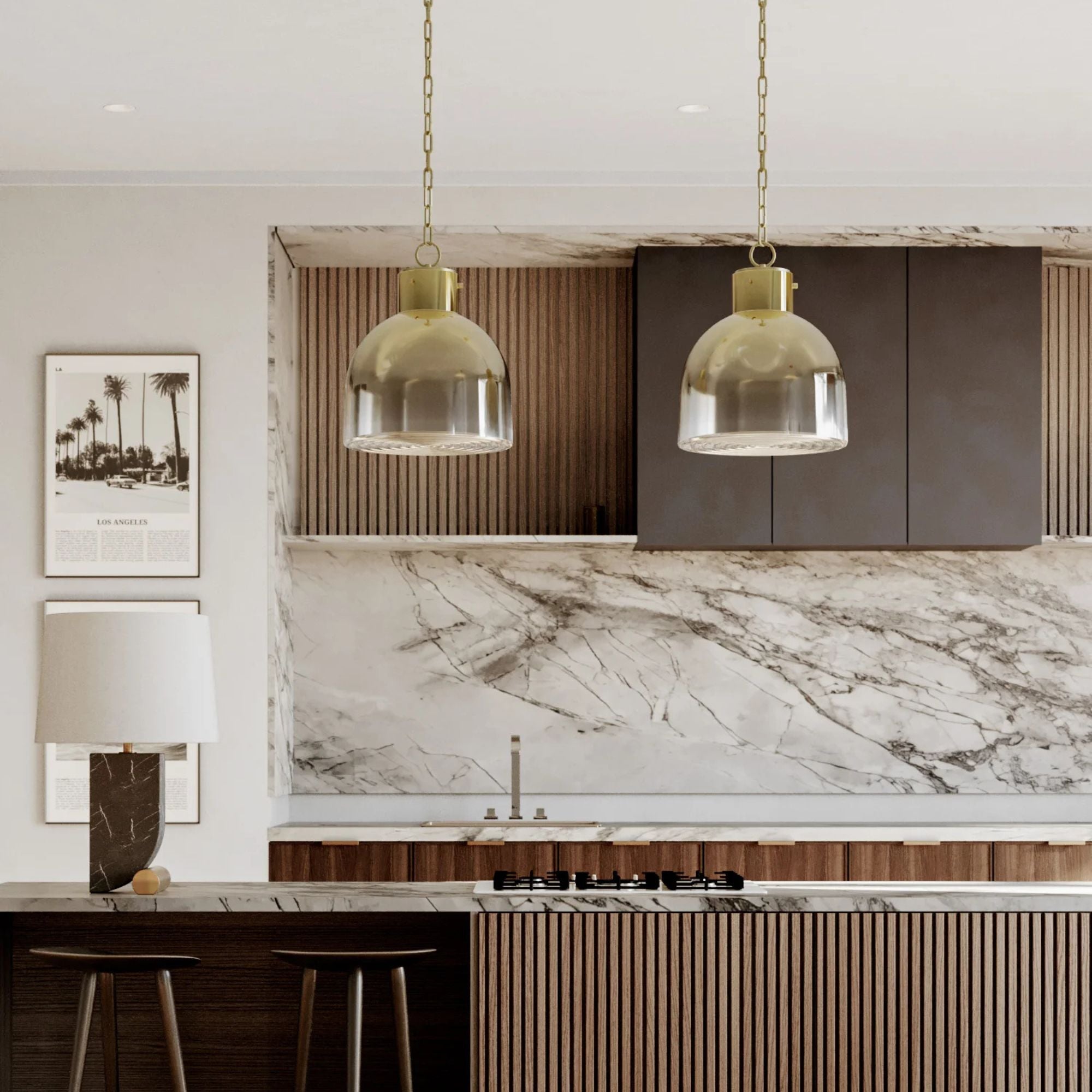 Troy Lighting - Yellowstone 24" Table Lamp, Patina Brass/Black Finish | Bees Lighting