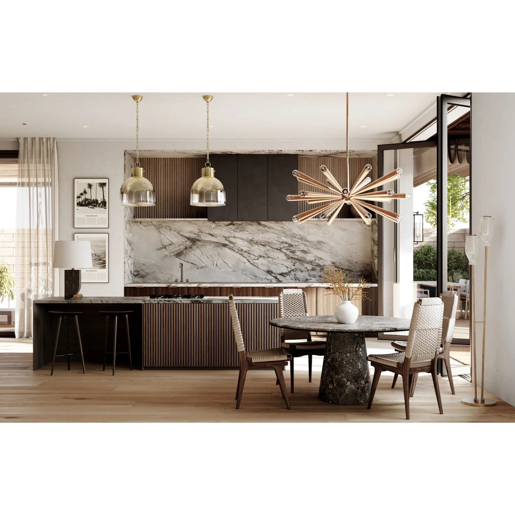 Troy Lighting - Yellowstone 24" Table Lamp, Patina Brass/Black Finish | Bees Lighting