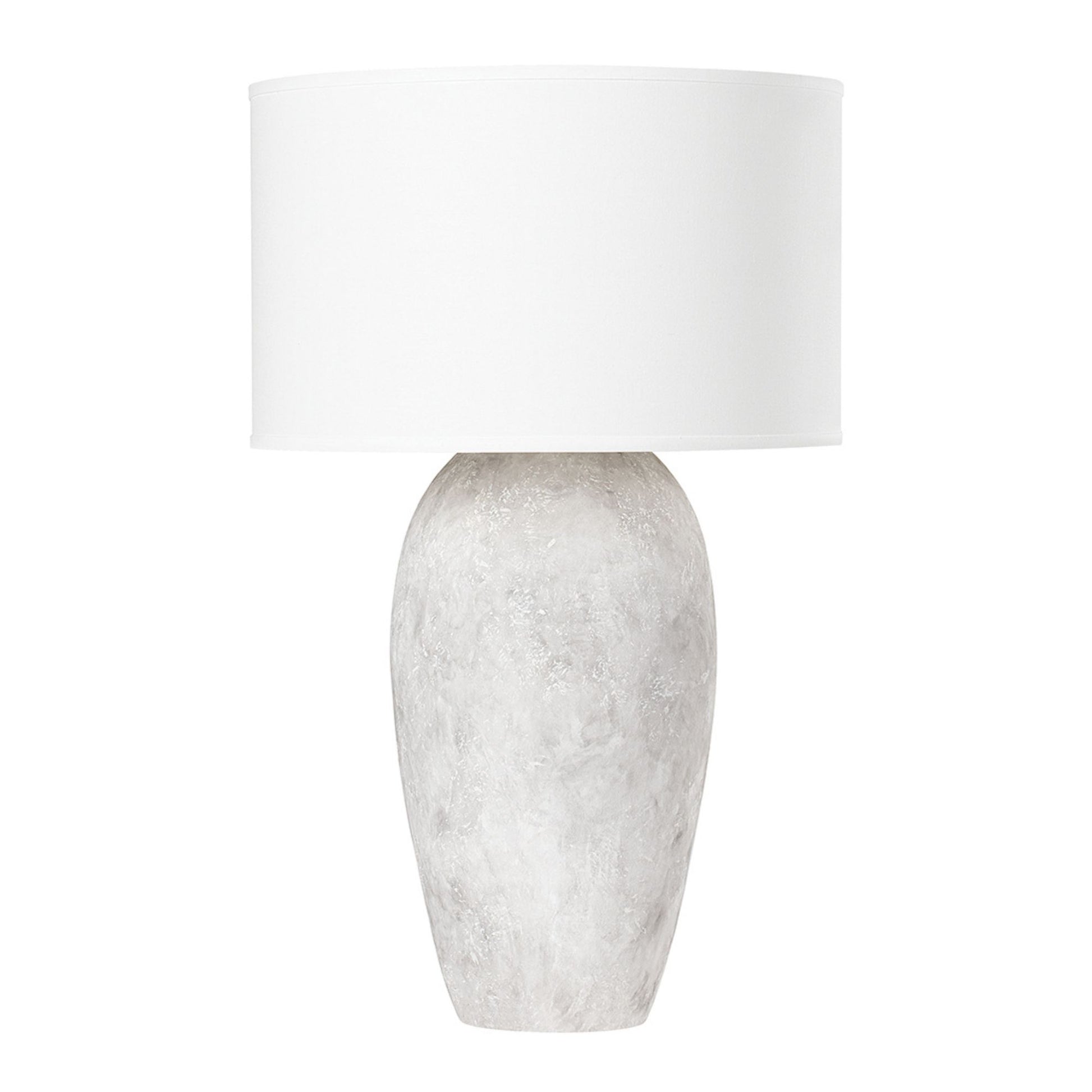Troy Lighting - Zeke 30" Table Lamp, Ceramic Weathered Grey Finish | Bees Lighting