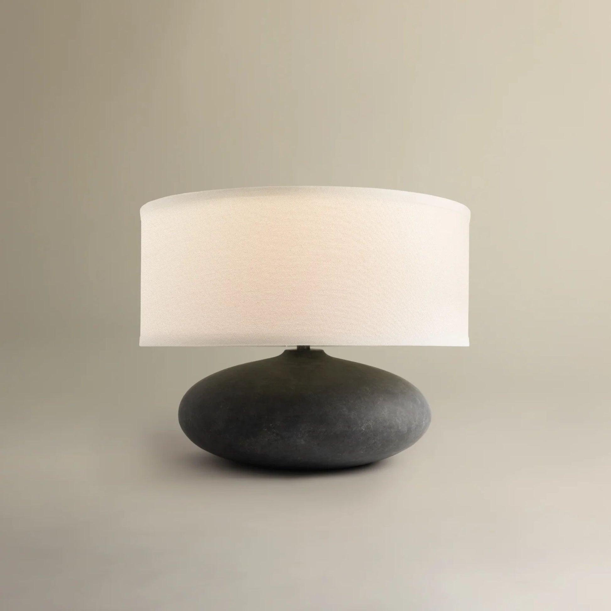 Troy Lighting - Zen 18" Table Lamp, Graystone Finish | Bees Lighting