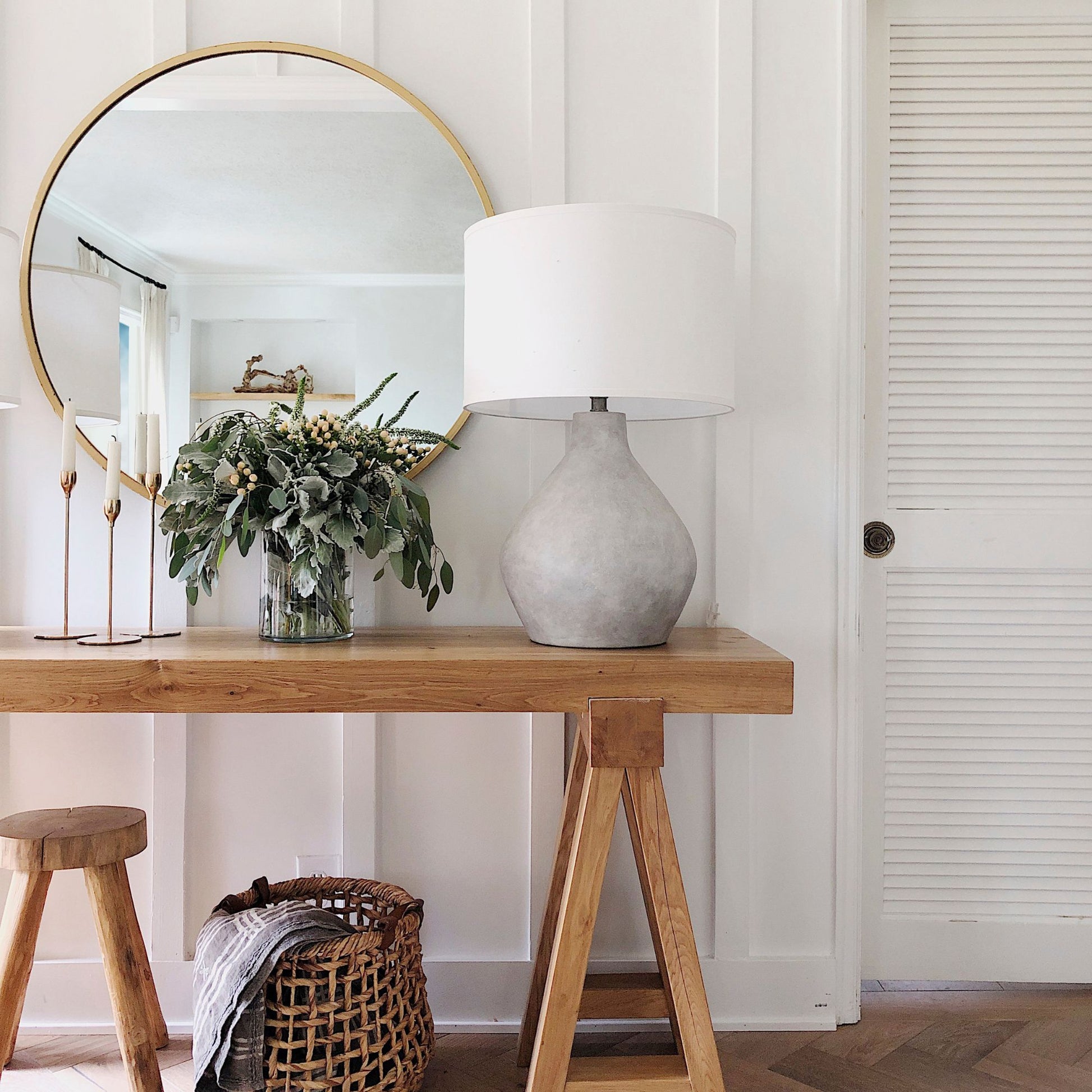 Troy Lighting - Zen 27" Table Lamp, Alabastrino Finish | Bees Lighting