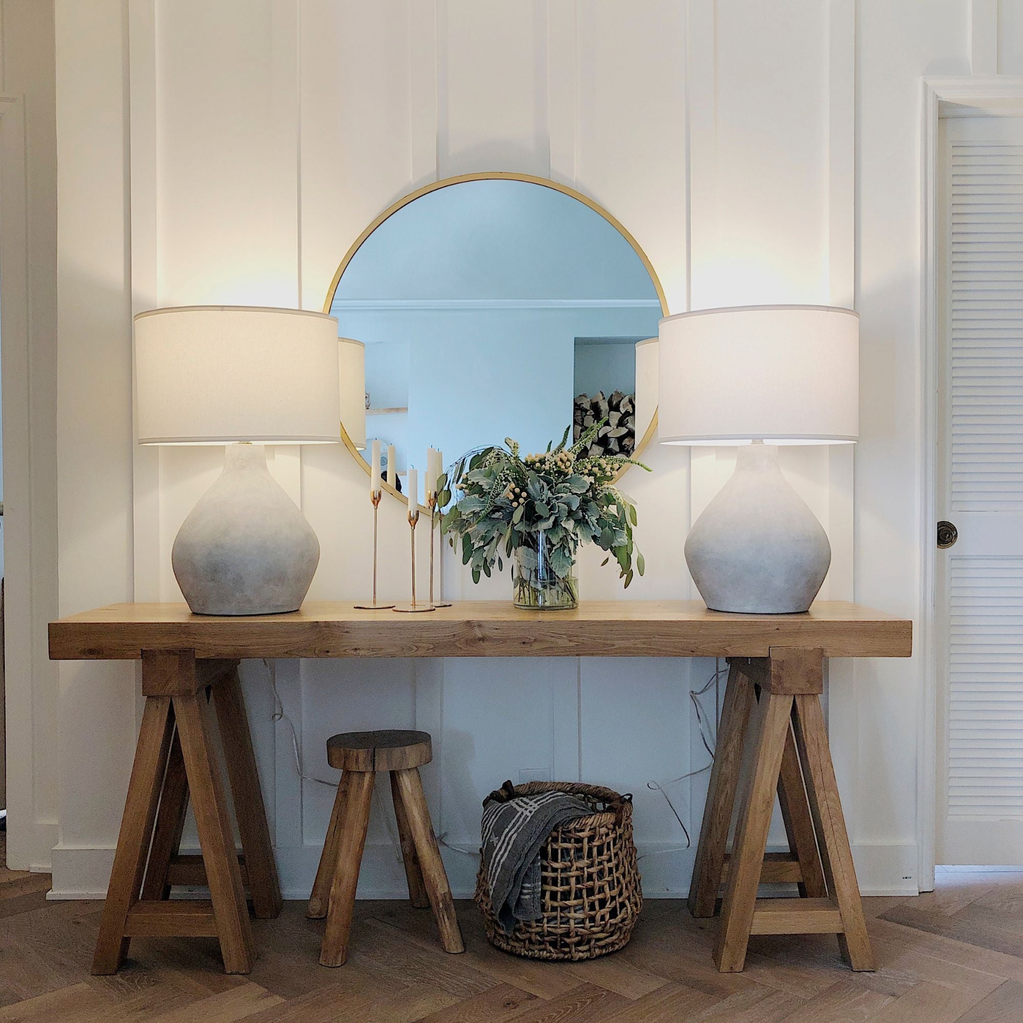 Troy Lighting - Zen 27" Table Lamp, Alabastrino Finish | Bees Lighting