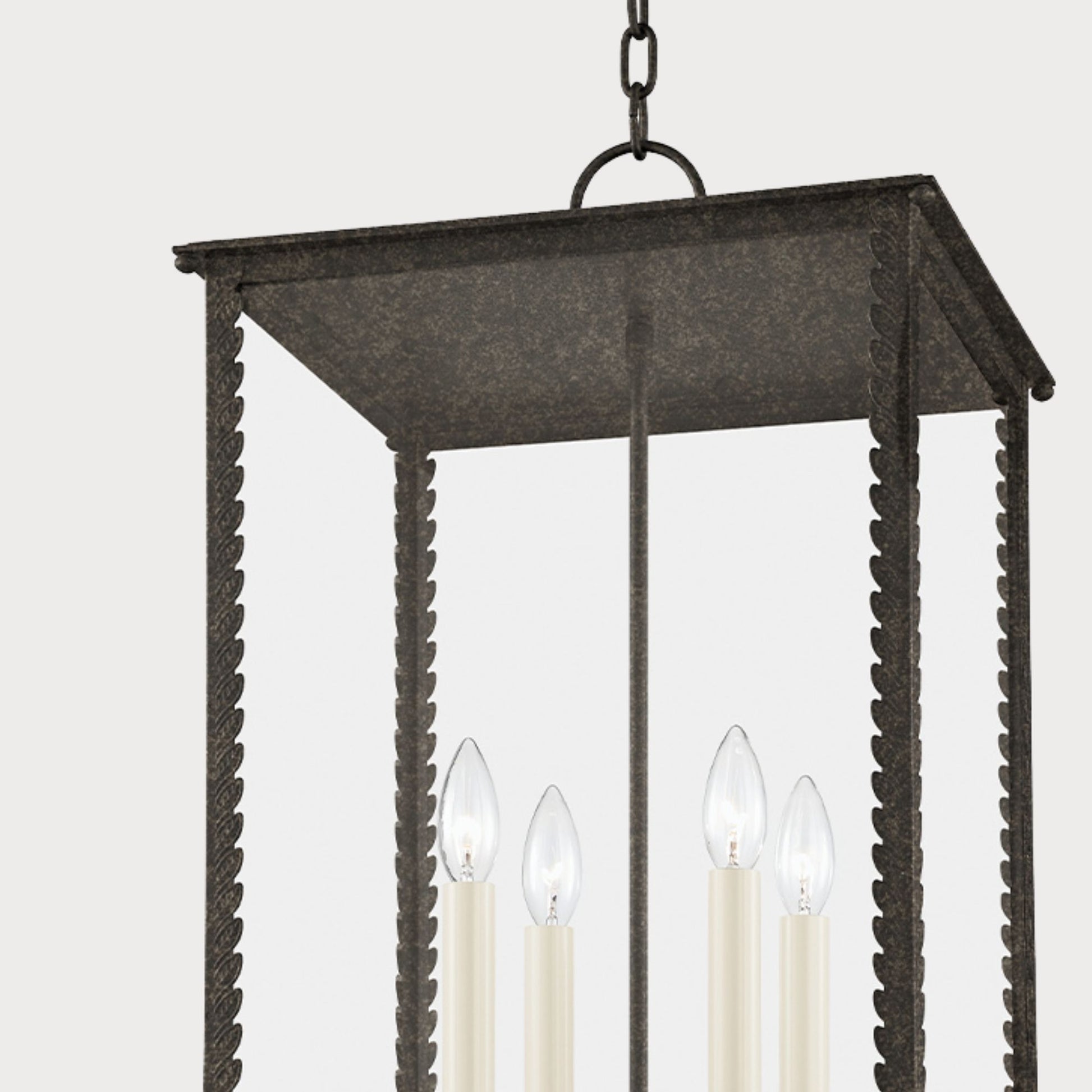 Troy Lighting - Zuma 27" 4-Light Outdoor Lantern, French Iron Finish | Bees Lighting