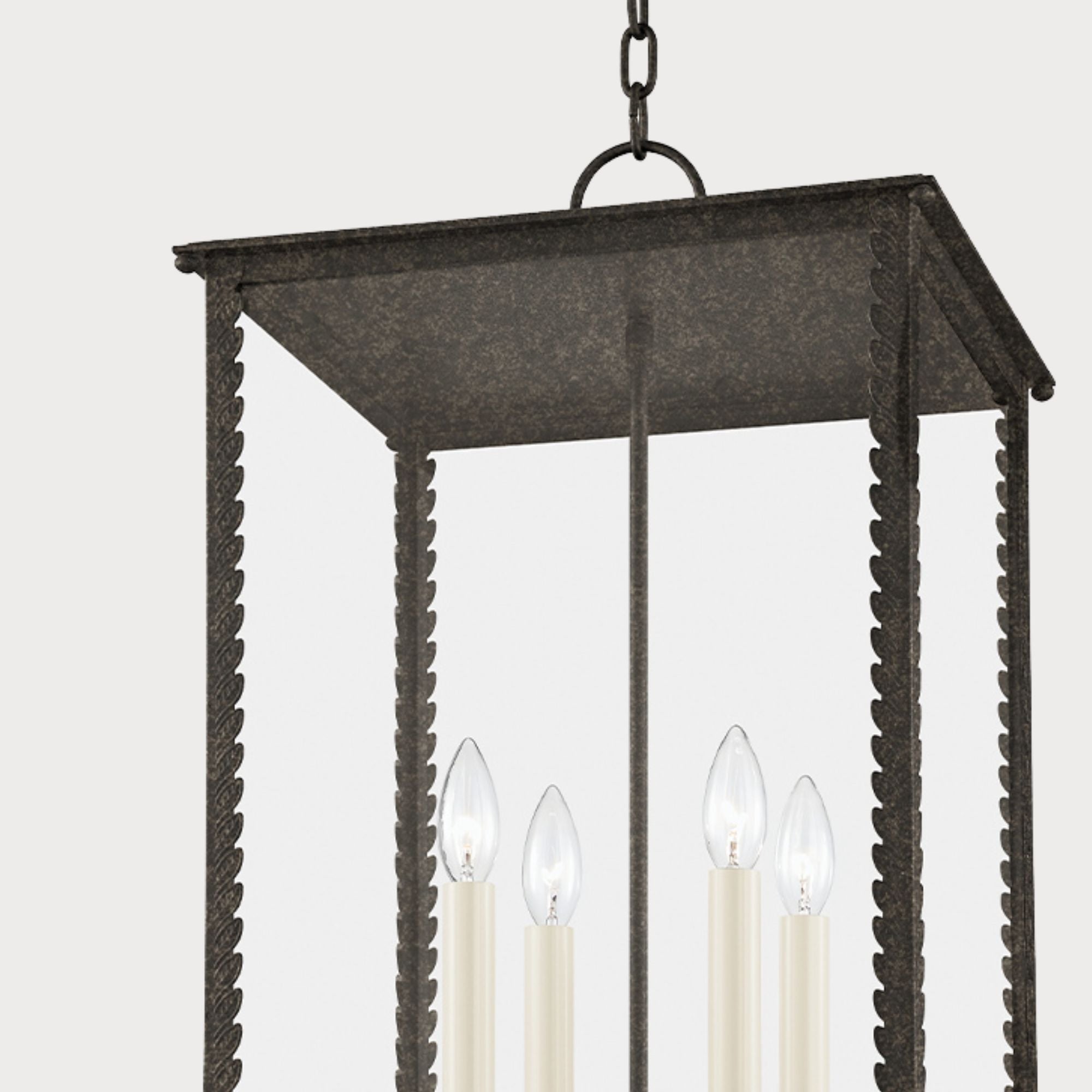 Troy Lighting - Zuma 27" 4-Light Outdoor Lantern, French Iron Finish | Bees Lighting