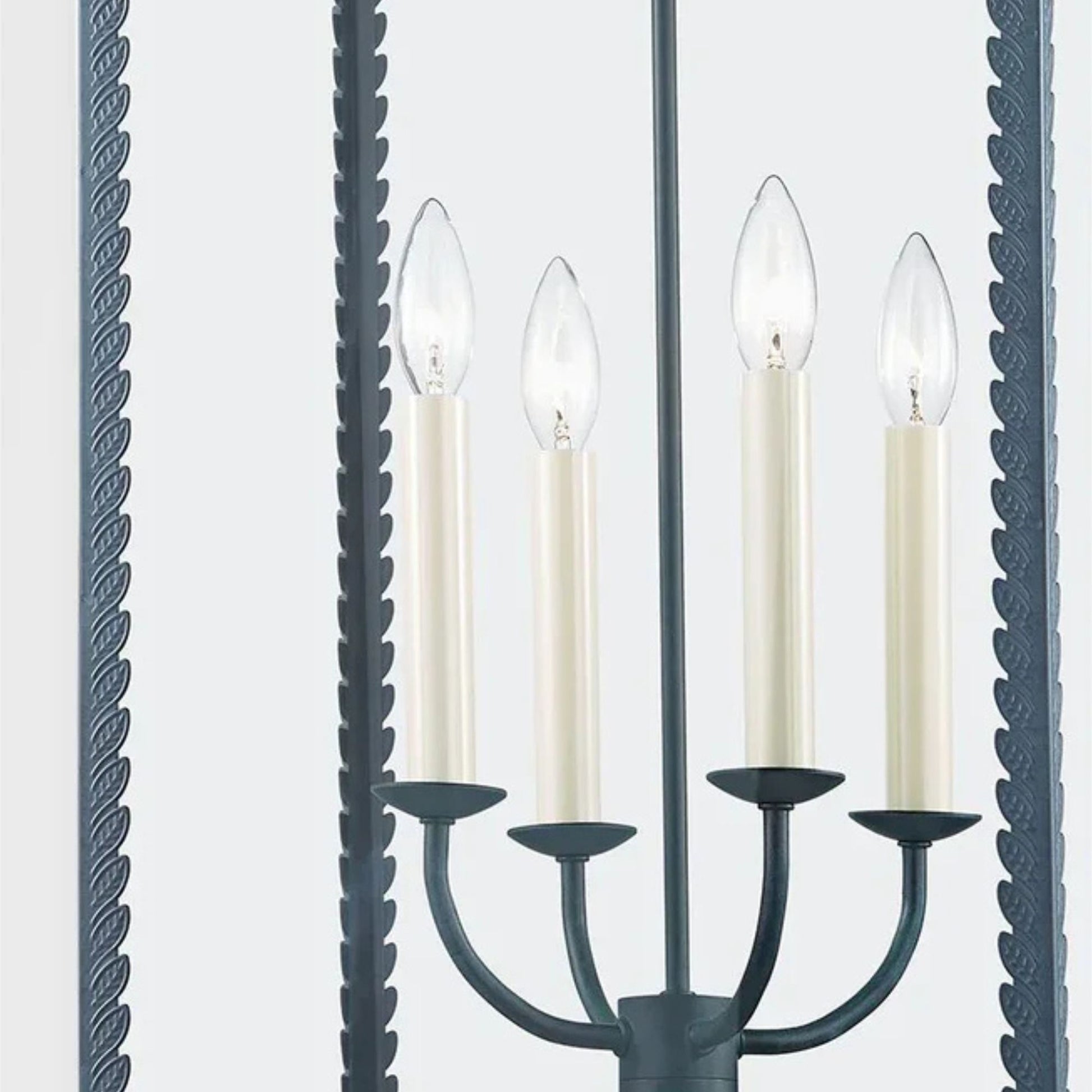 Troy Lighting - Zuma 27" 4-Light Outdoor Lantern, Verdigris Finish | Bees Lighting