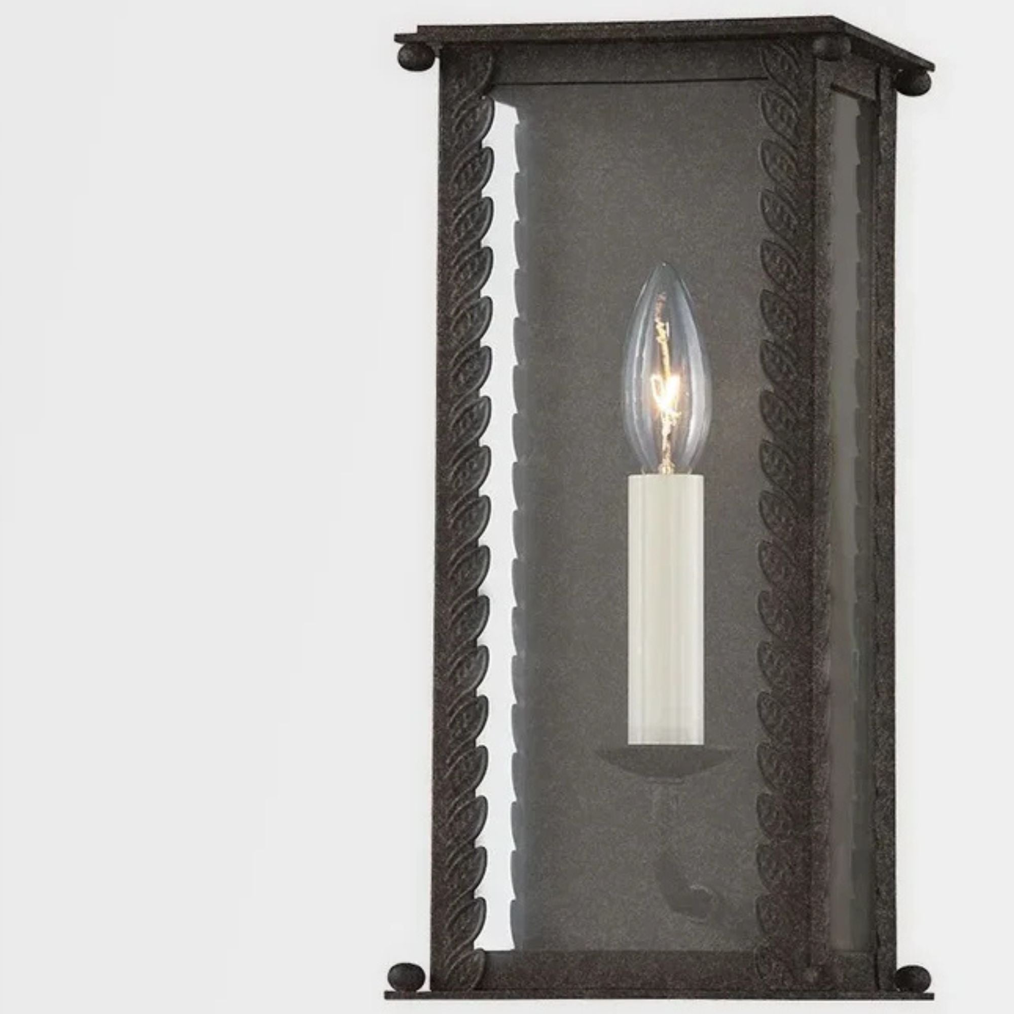 Troy Lighting - Zuma 13" Outdoor Wall Sconce, French Iron Finish | Bees Lighting