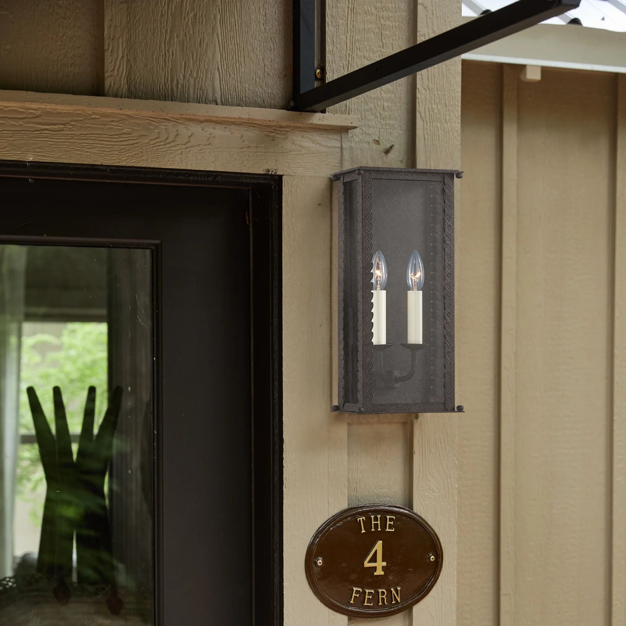 Troy Lighting - Zuma 17" 2-Light Outdoor Wall Sconce, French Iron Finish | Bees Lighting