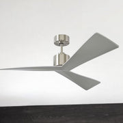 Visual Comfort Fan - Adler 52" Brushed Steel Ceiling Fan with Remote | Bees Lighting