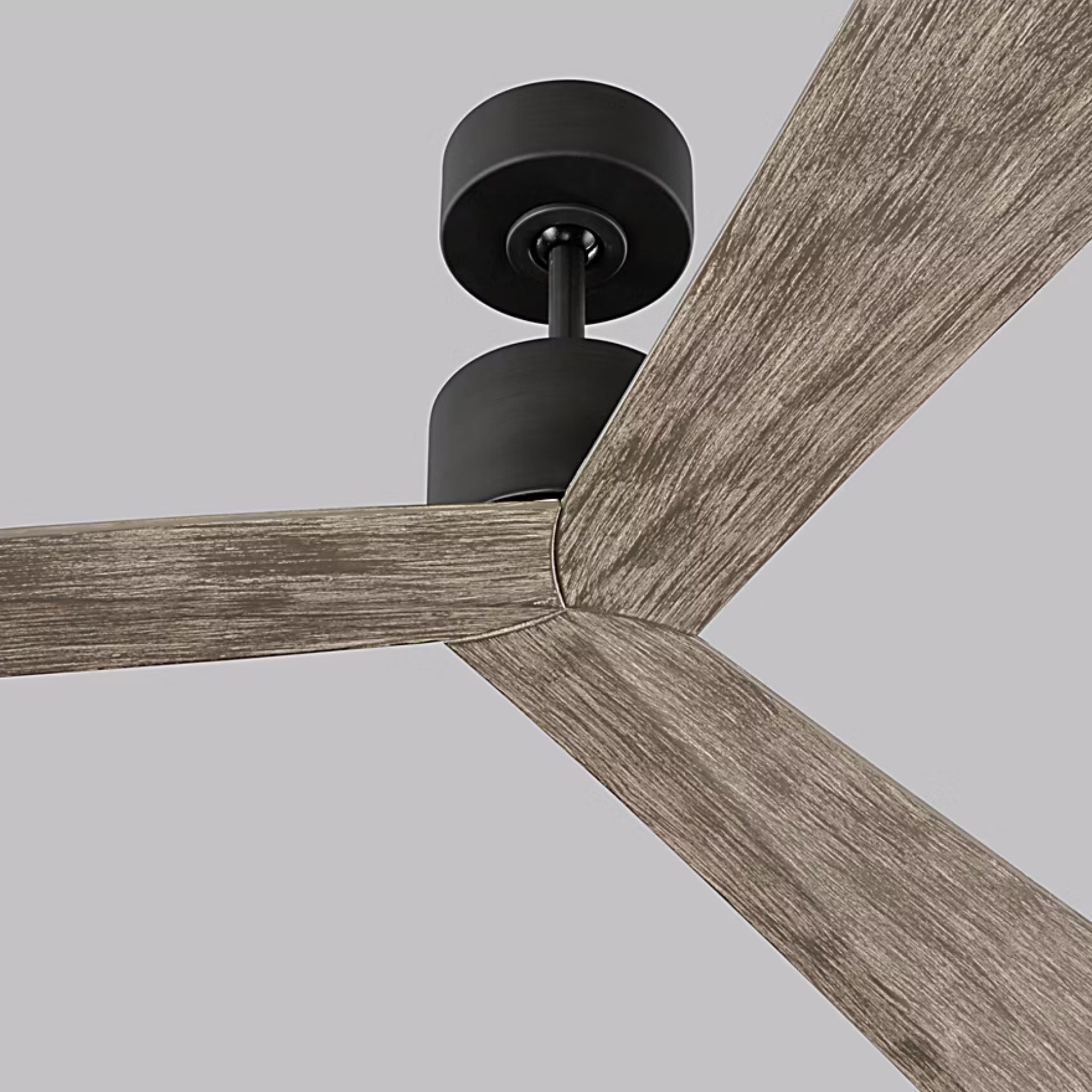 Adler 60" Aged Pewter & Oak Ceiling Fan with Remote