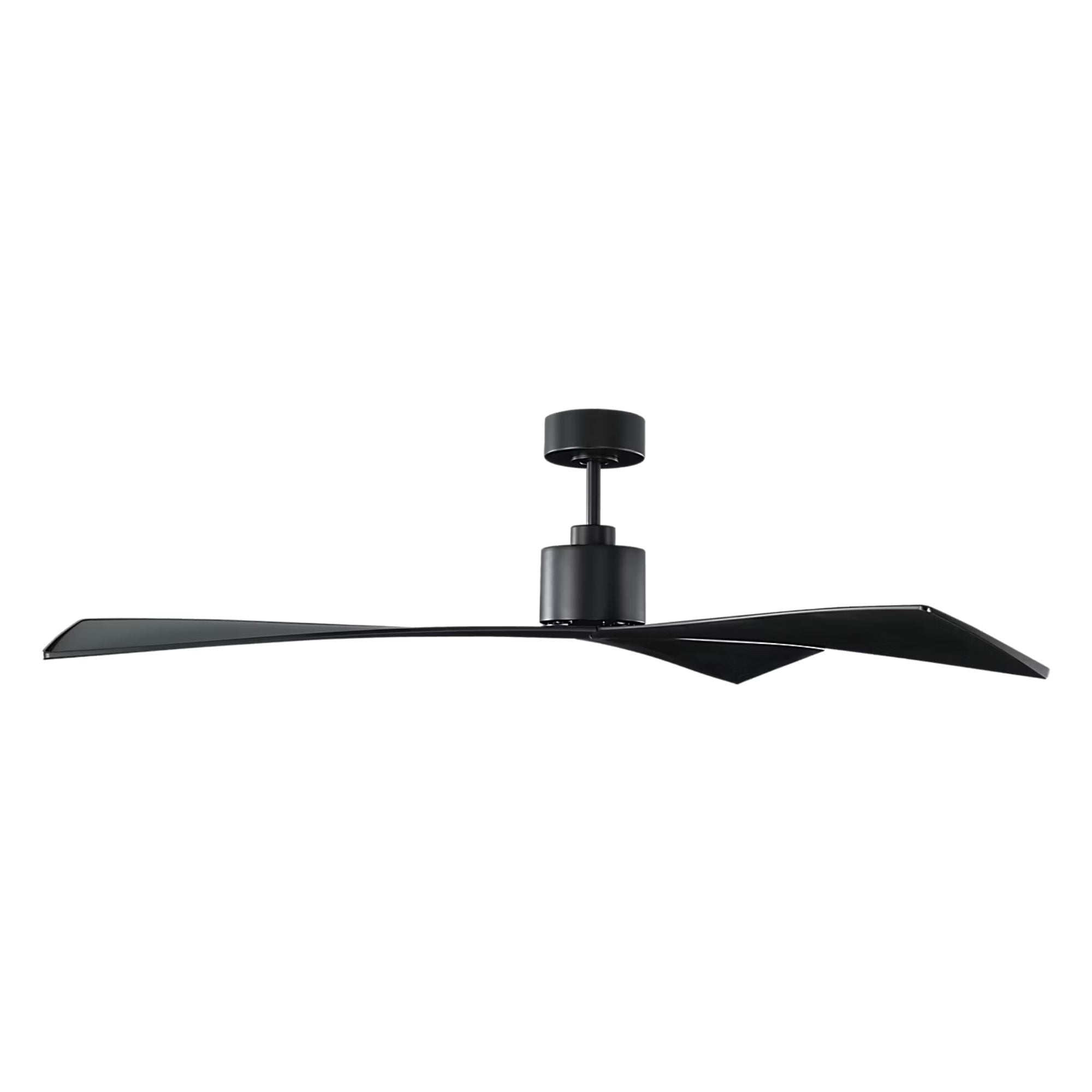Adler 60" Matte Black Ceiling Fan with Remote