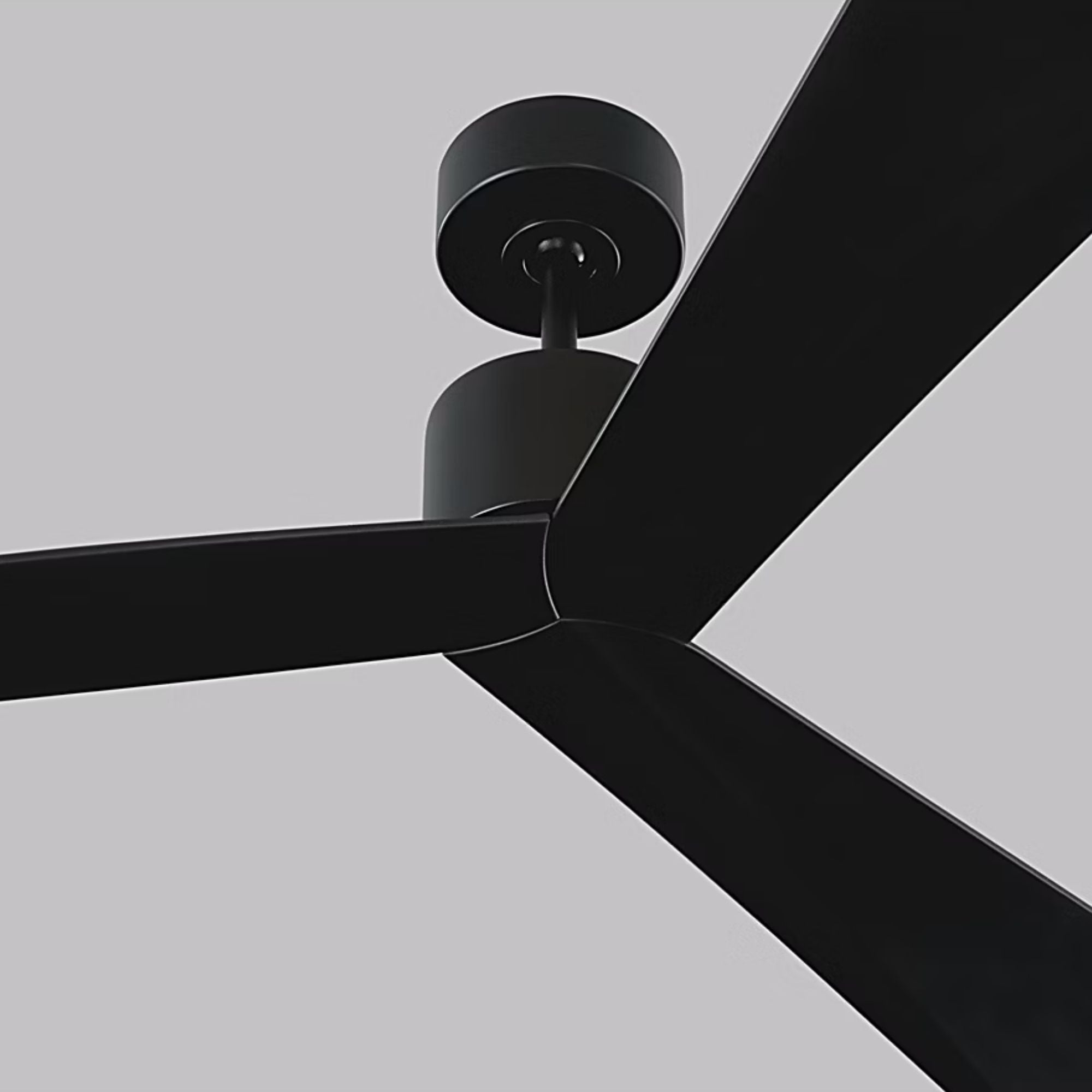 Adler 60" Matte Black Ceiling Fan with Remote