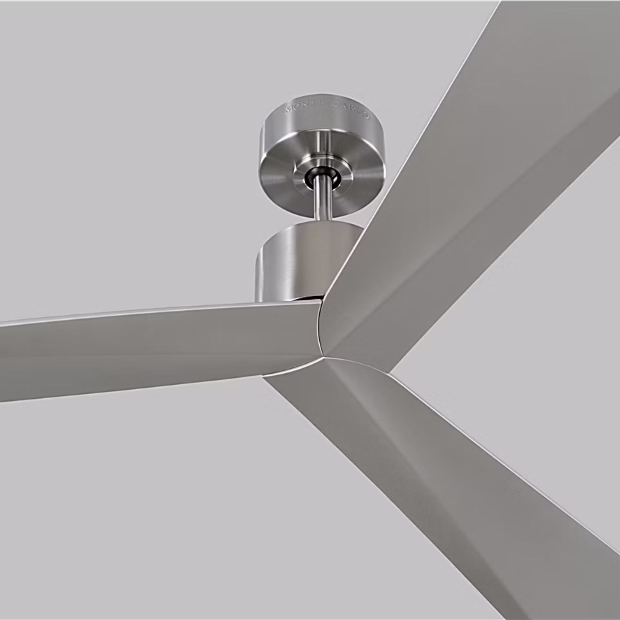 Adler 60" Brushed Steel Ceiling Fan with Remote