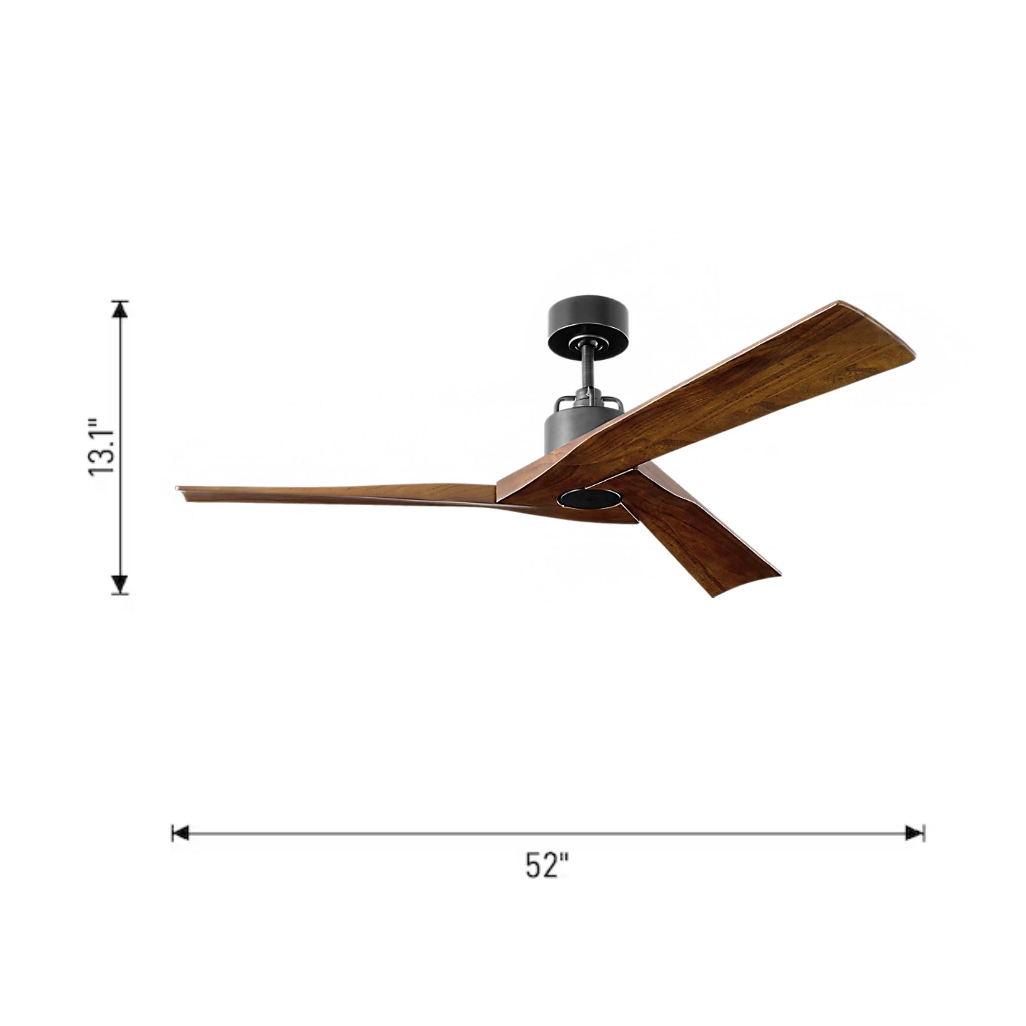 Alma Smart 52" Aged Pewter Indoor Ceiling Fan