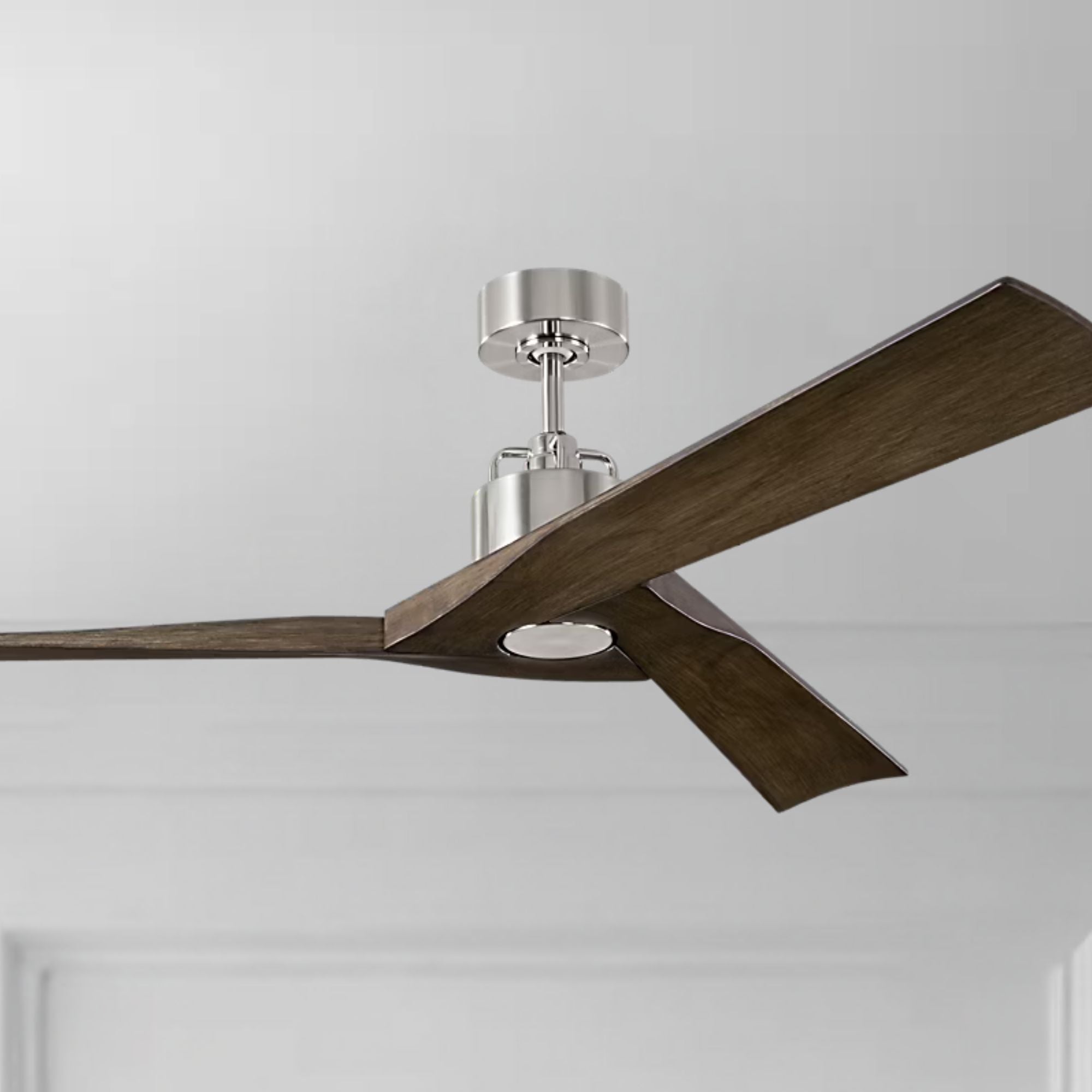 Alma Smart 52" Brushed Steel Indoor Ceiling Fan