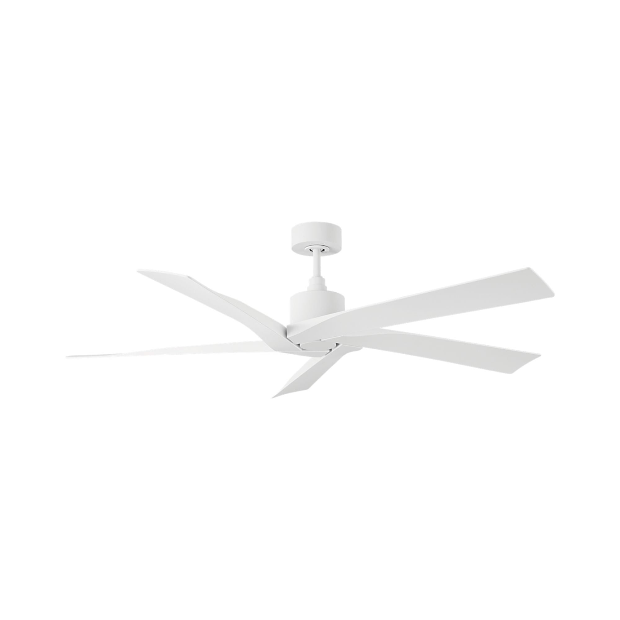 Aspen Coastal 56" Matte White Outdoor Ceiling Fan with Remote