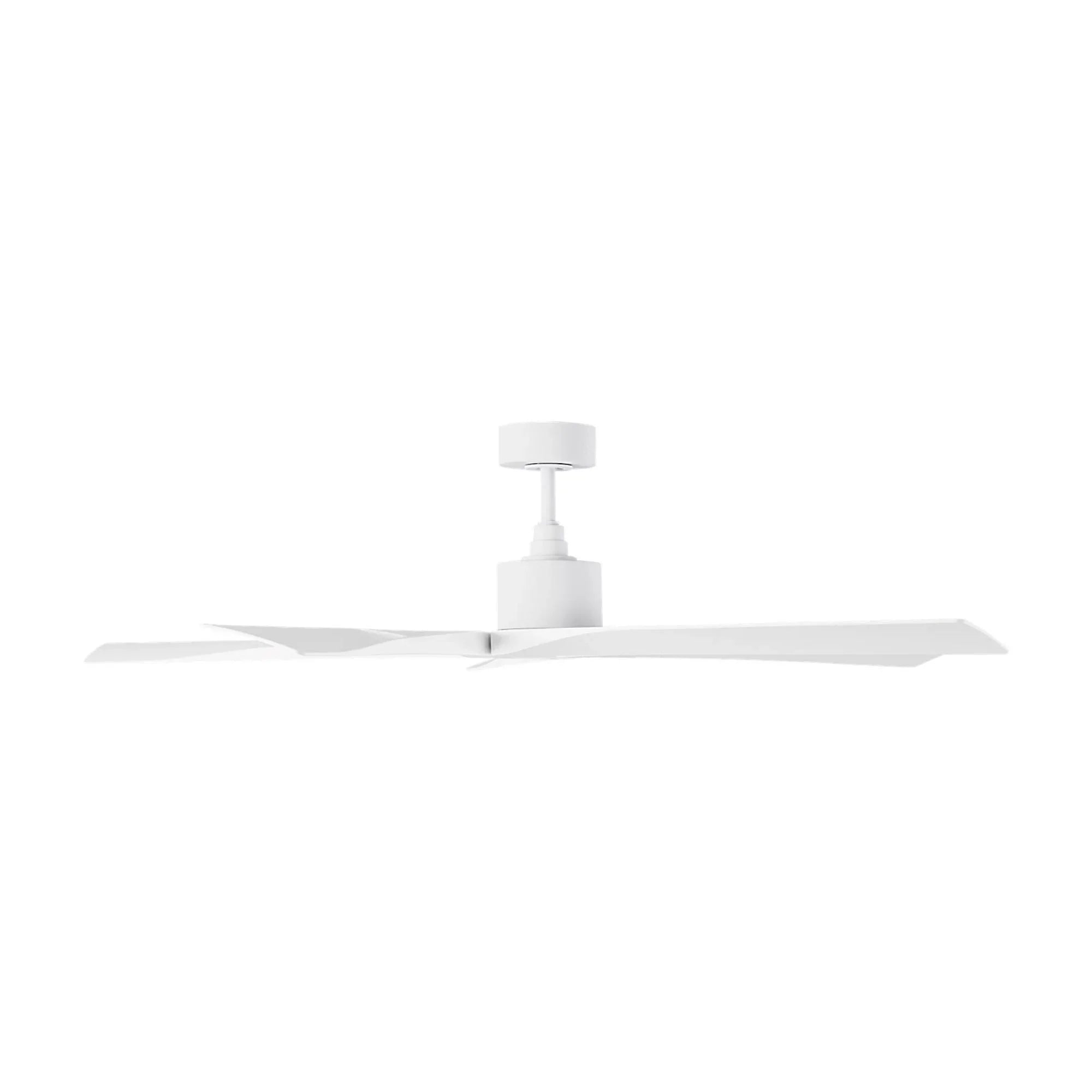 Aspen Coastal 56" Matte White Outdoor Ceiling Fan with Remote