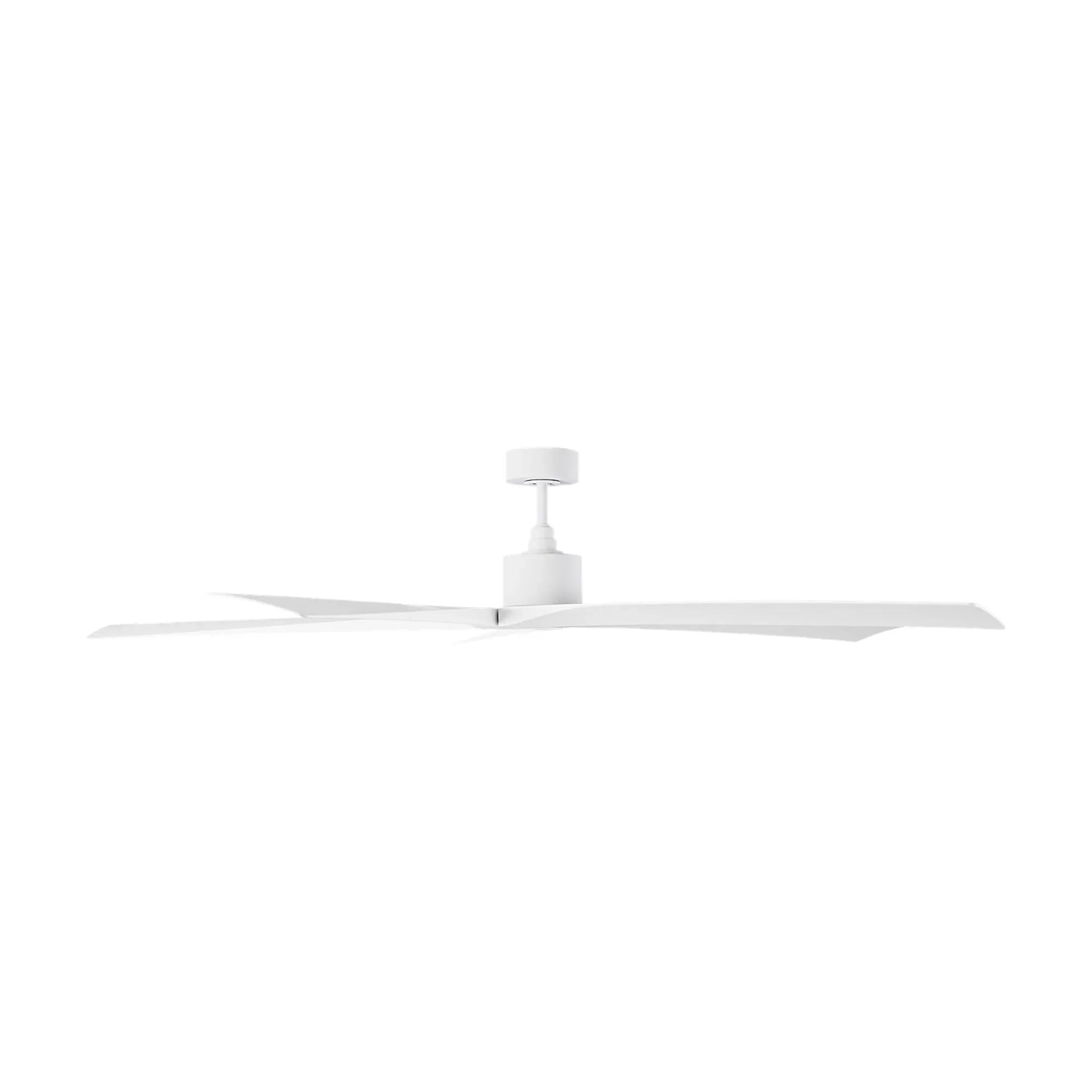 Aspen Coastal 70" Matte White Outdoor Ceiling Fan with Remote