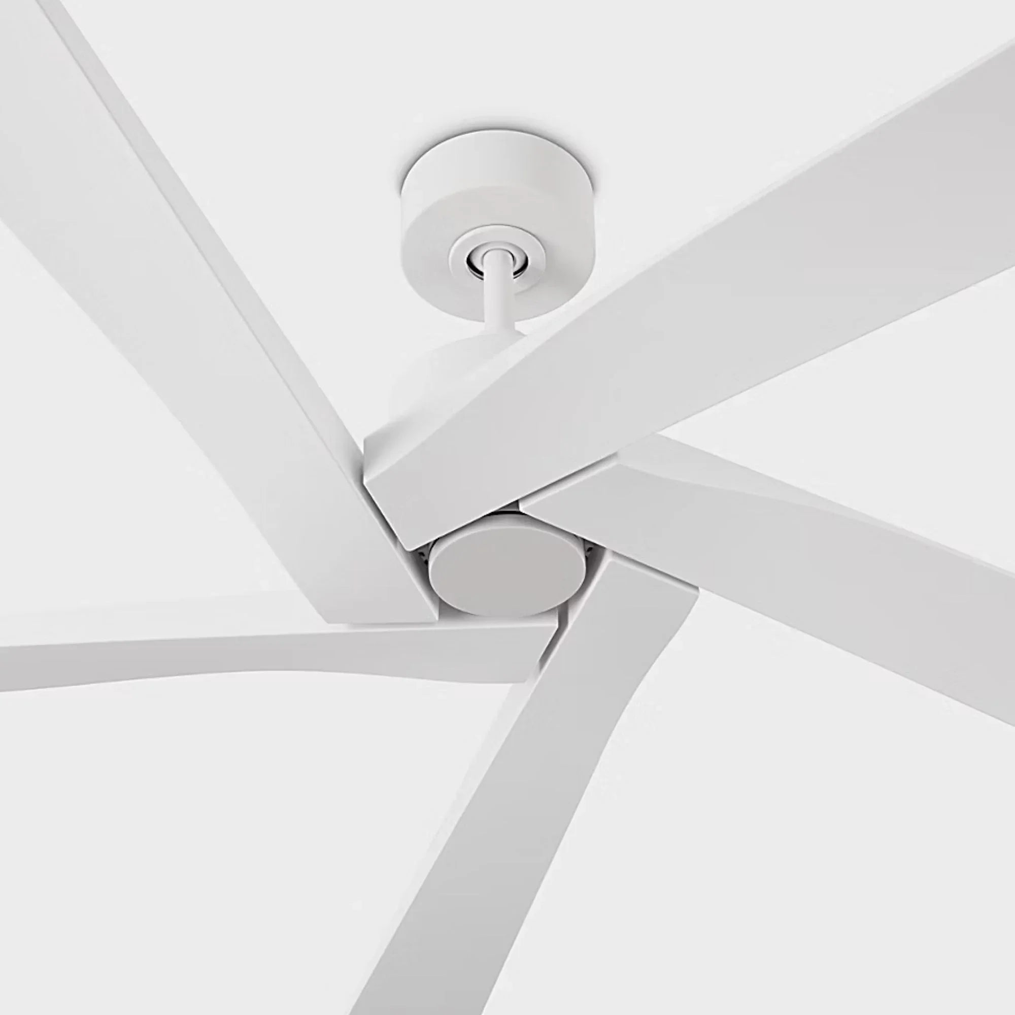 Aspen Coastal 70" Matte White Outdoor Ceiling Fan with Remote