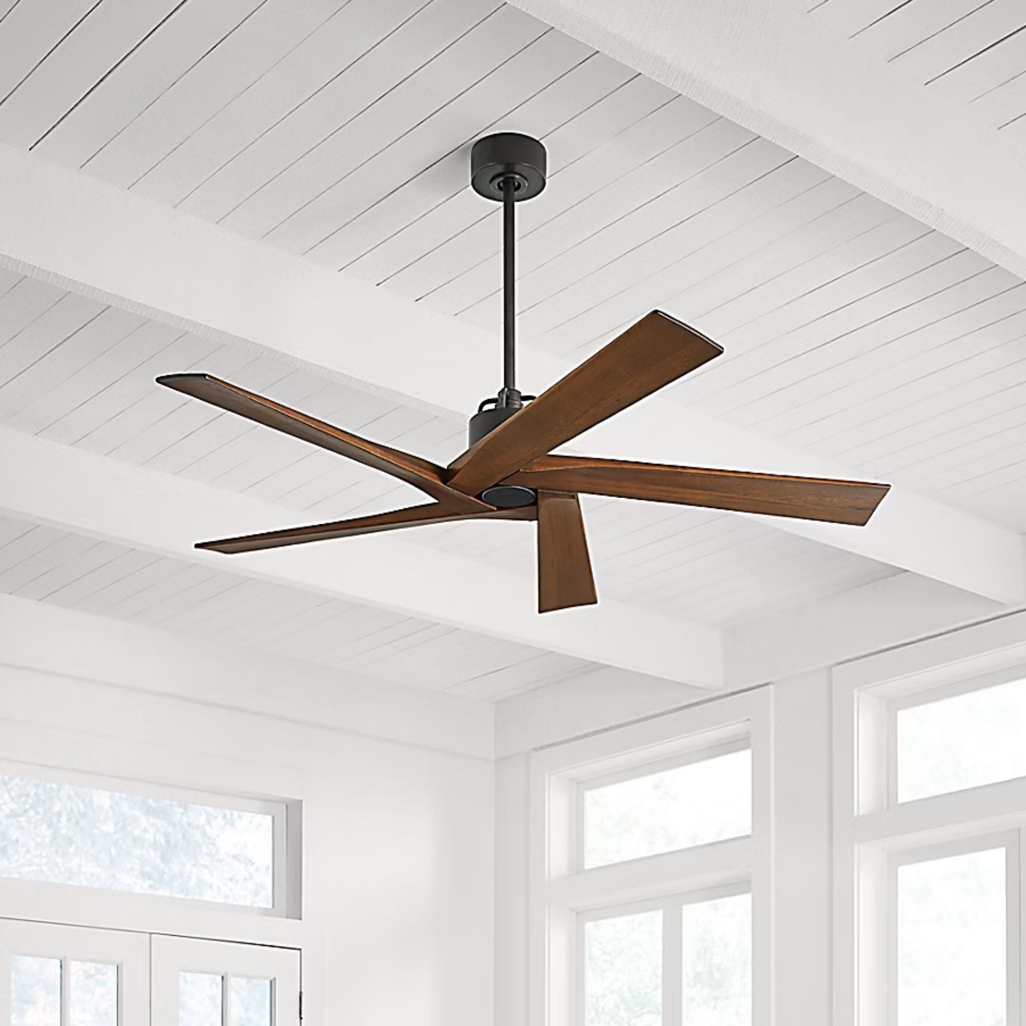 Aspen 56" Aged Pewter Ceiling Fan with Remote