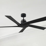 Aspen 56" Midnight Black Ceiling Fan with Remote