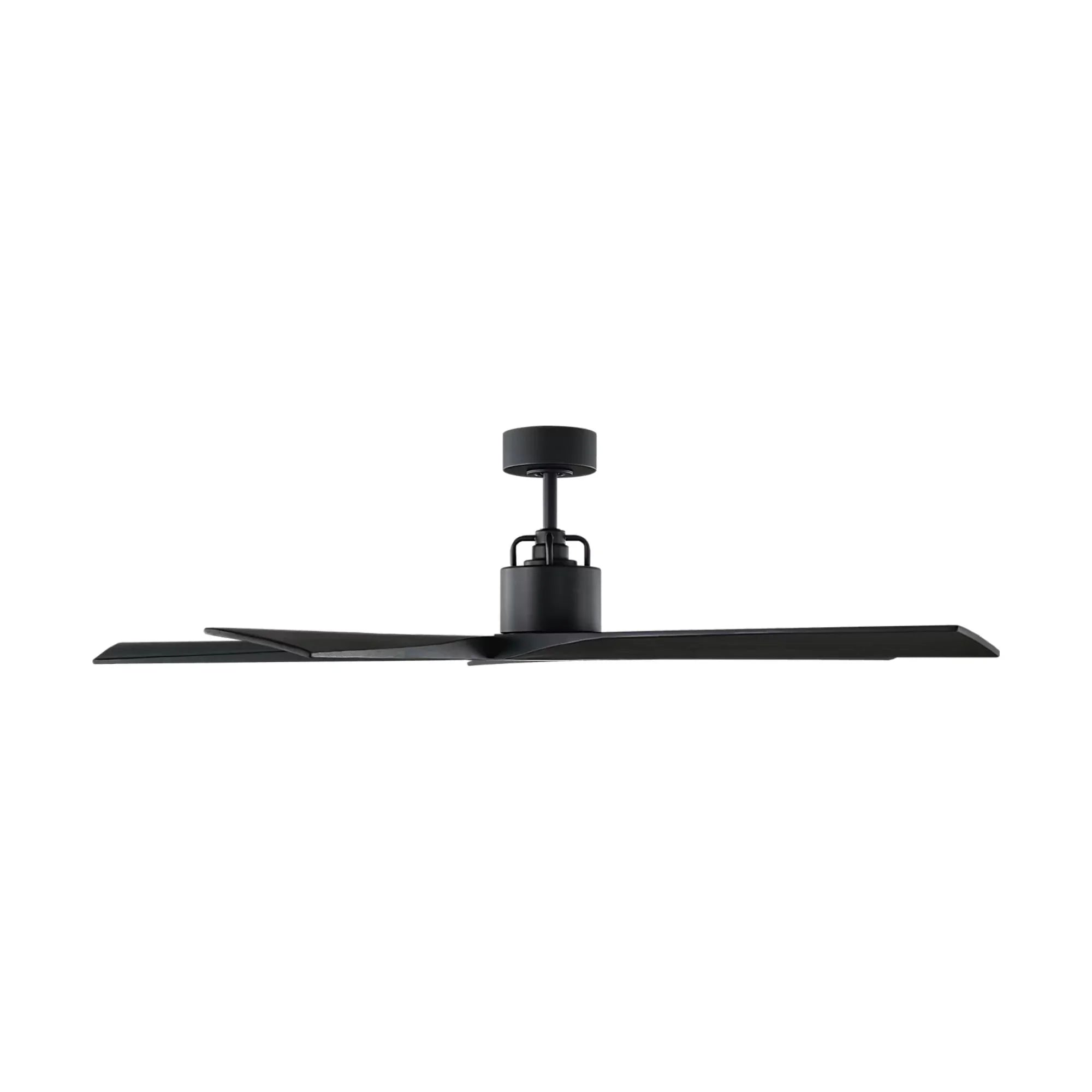 Aspen 56" Midnight Black Ceiling Fan with Remote