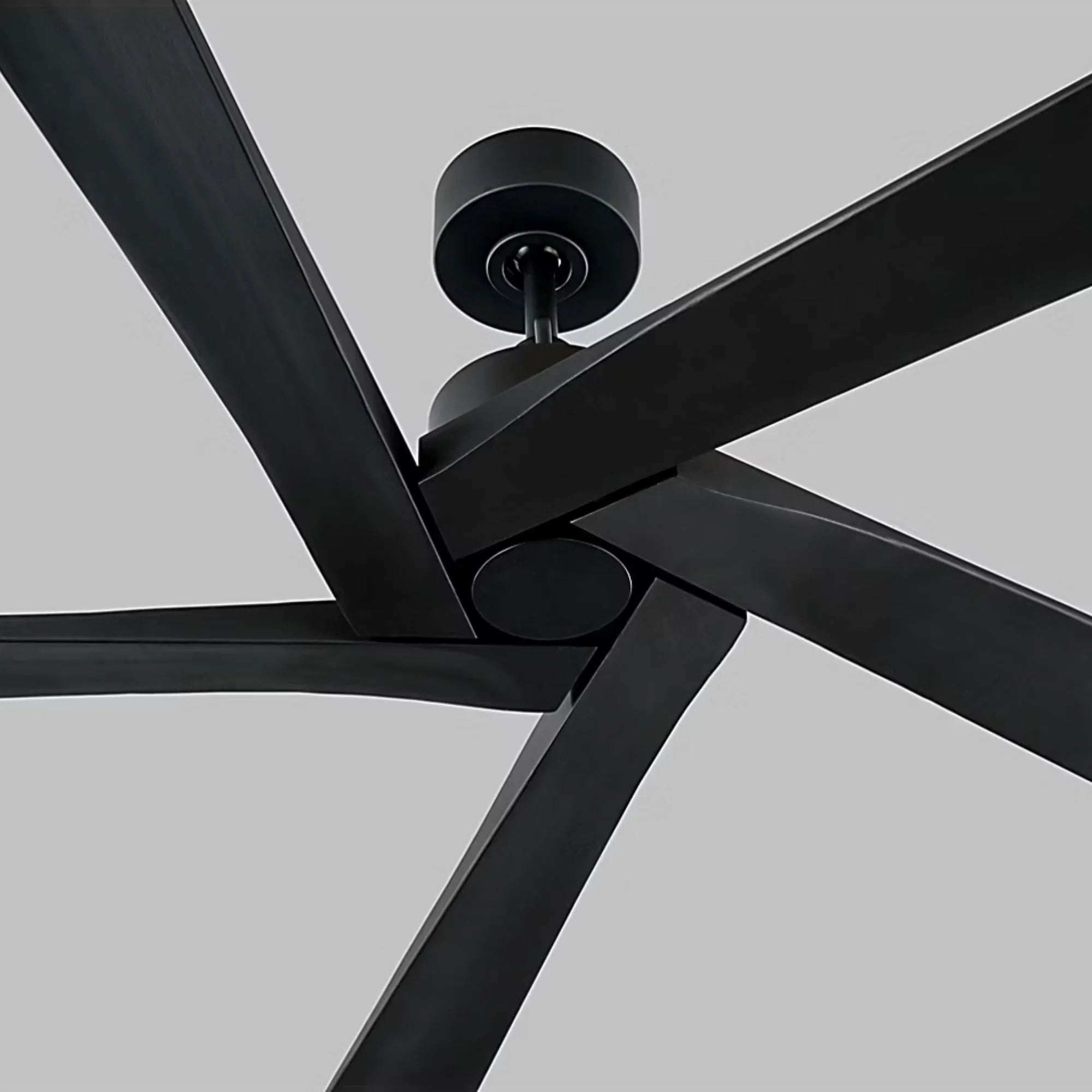 Aspen 56" Midnight Black Ceiling Fan with Remote