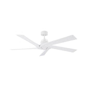 Aspen 56" Matte White Ceiling Fan with Remote