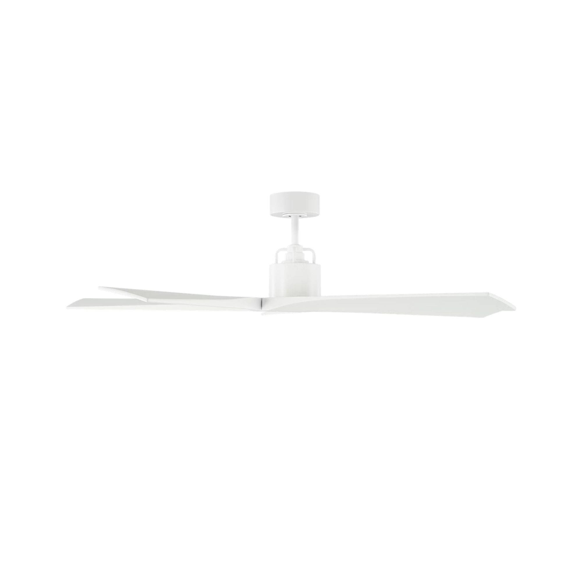 Aspen 56" Matte White Ceiling Fan with Remote