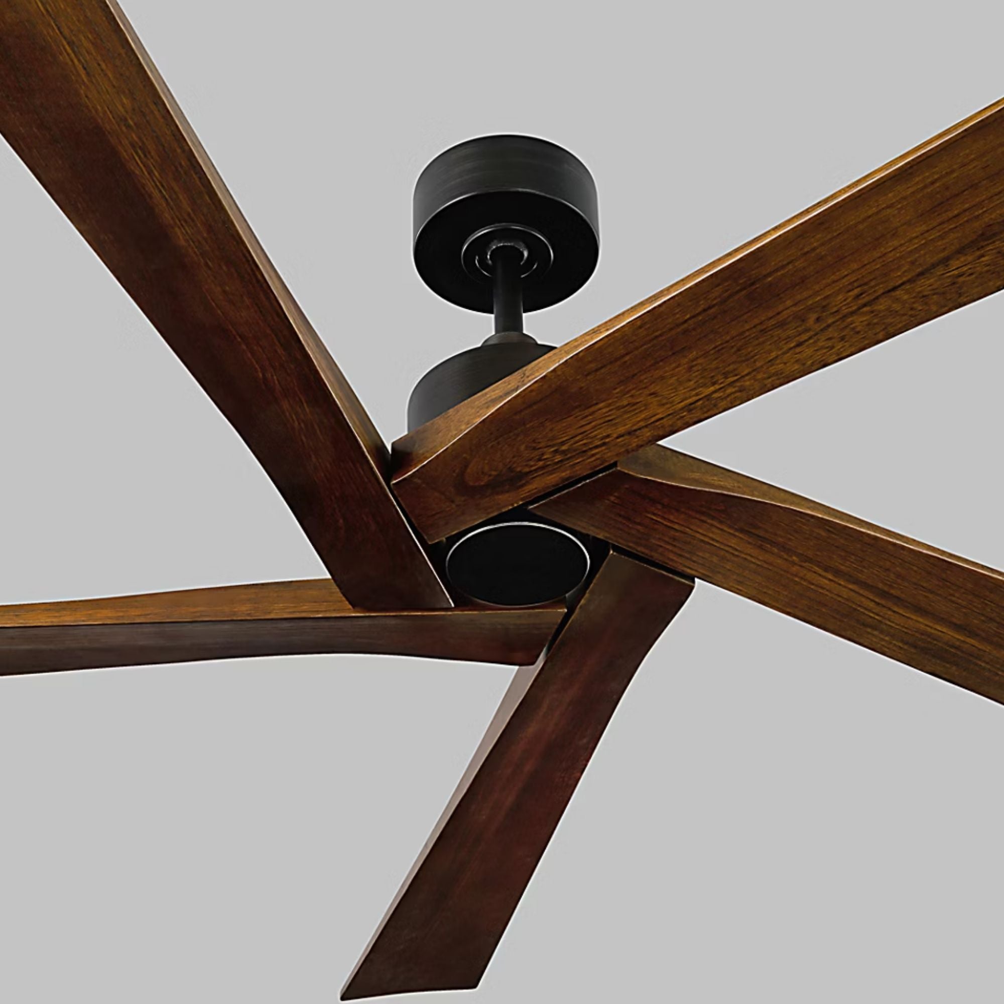Aspen 70" Aged Pewter Large Ceiling Fan with Remote