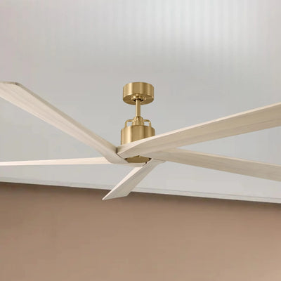 Visual Comfort Aspen 70 in Damp Ceiling Fan DC Motor Burnished Brass