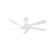 Aspen 70" Matte White Large Ceiling Fan with Remote