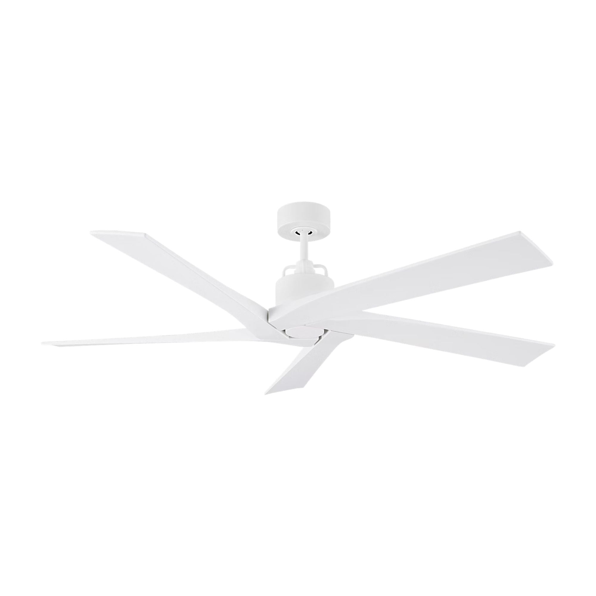 Aspen 70" Matte White Large Ceiling Fan with Remote