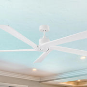 Aspen 70" Matte White Large Ceiling Fan with Remote