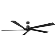 Aspen 84" Midnight Black X-Large Ceiling Fan with Remote