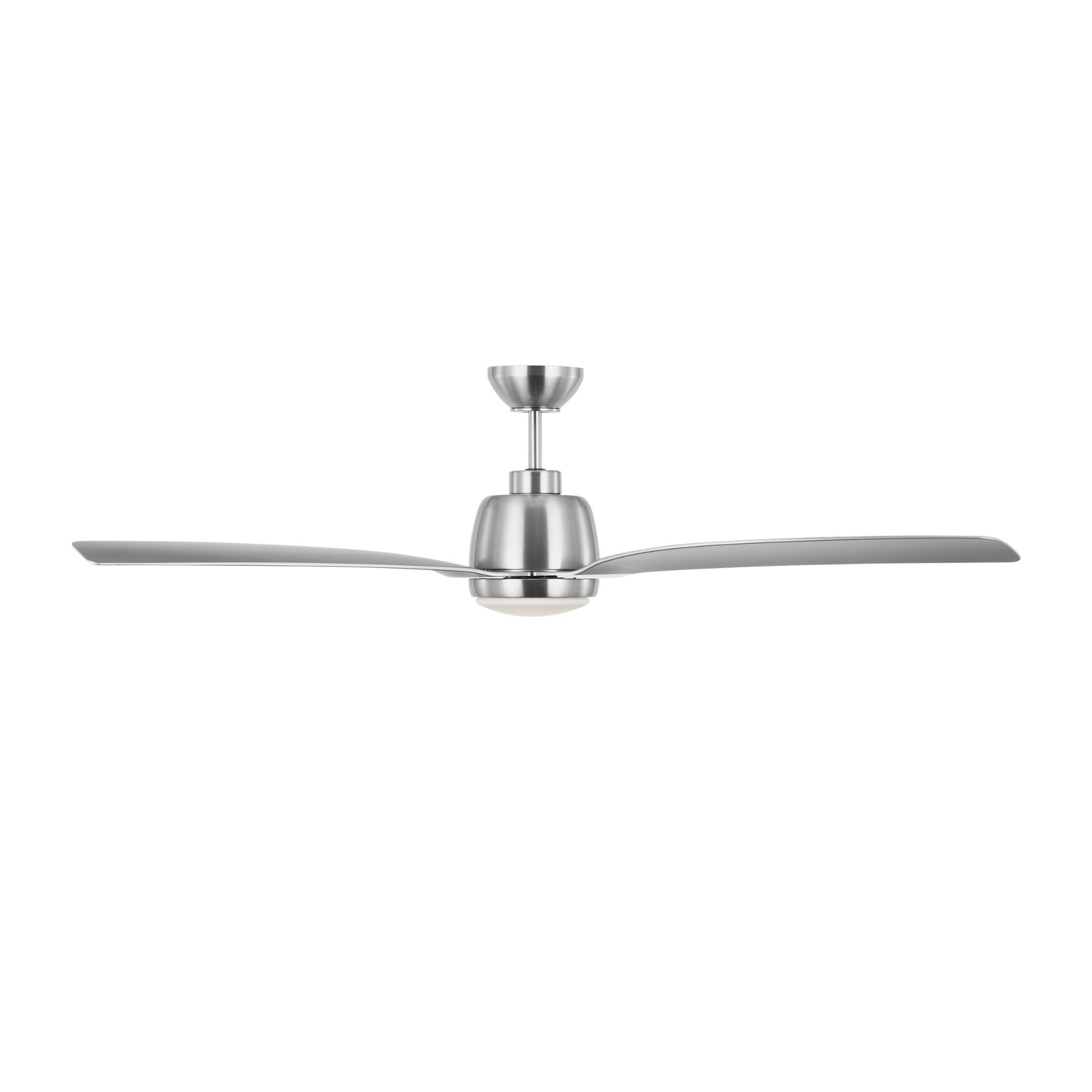 Avila 44" Brushed Steel Ceiling Fan with Light & Remote