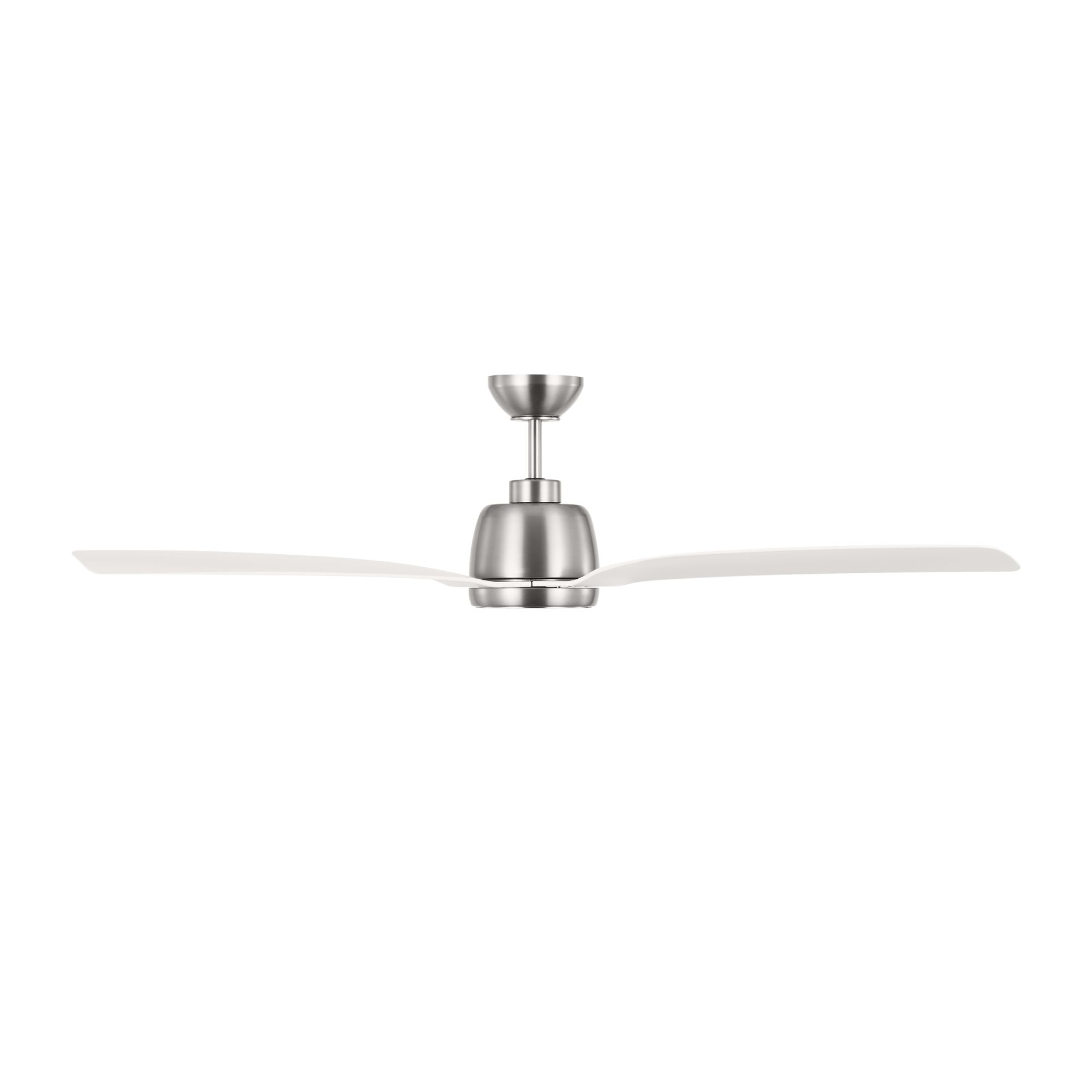 Avila 44" Brushed Steel Ceiling Fan with Light & Remote