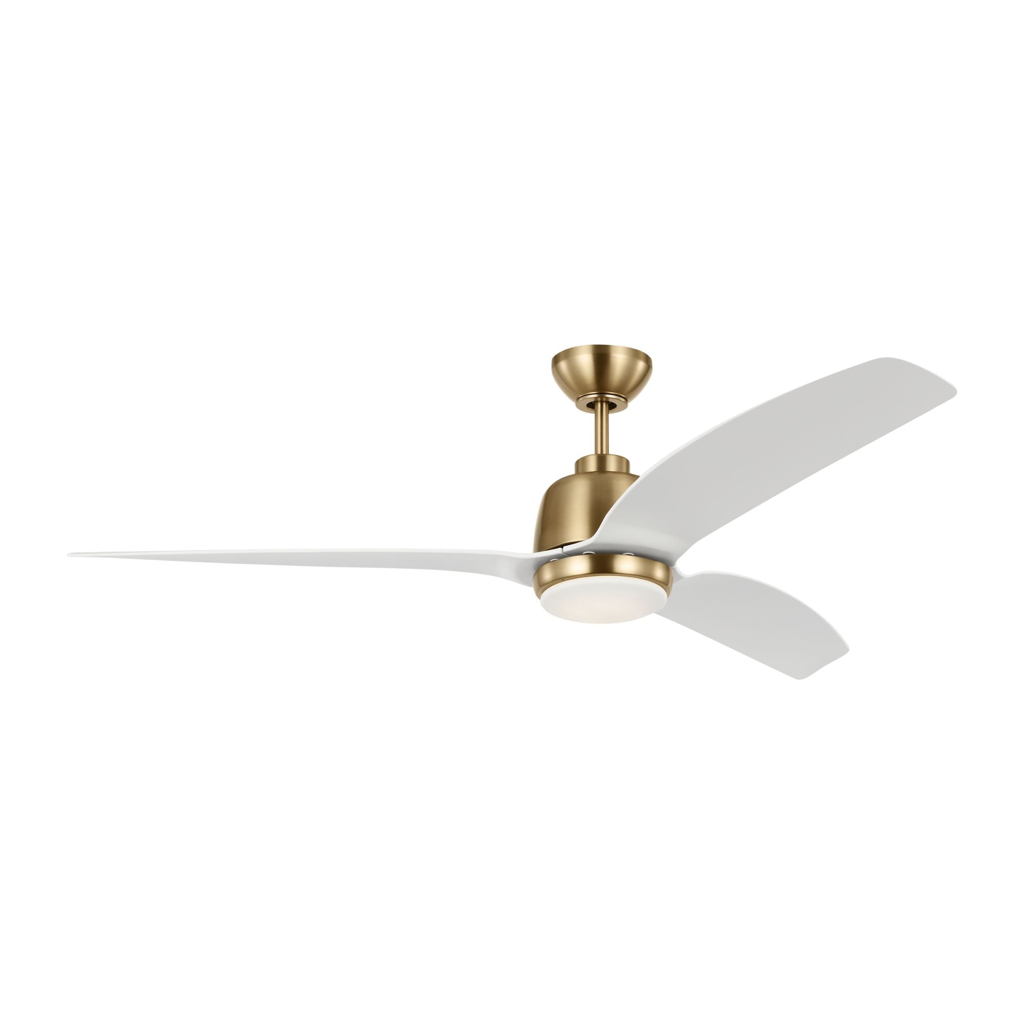 Avila 44" Satin Brass Ceiling Fan with Light & Remote