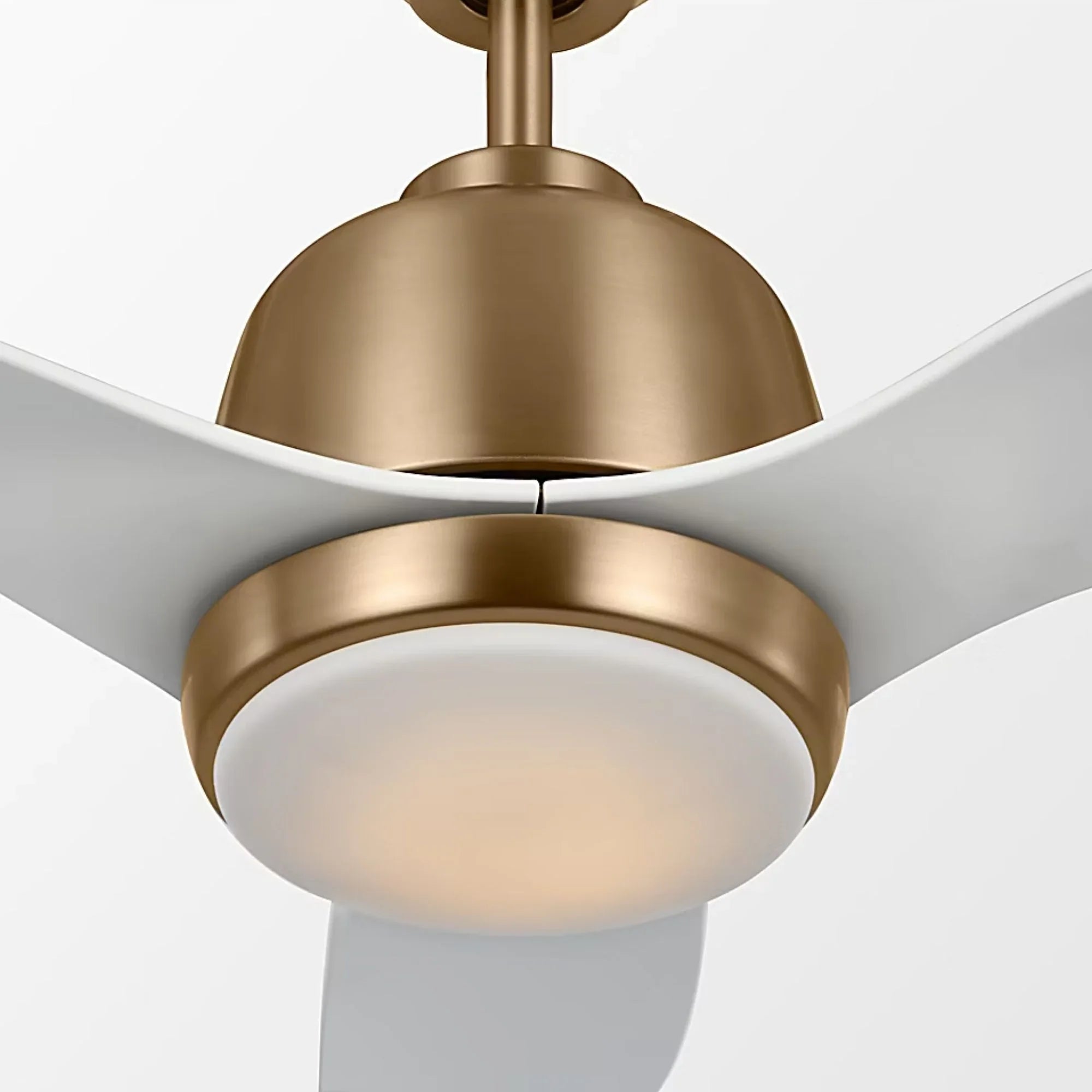 Avila 44" Satin Brass Ceiling Fan with Light & Remote