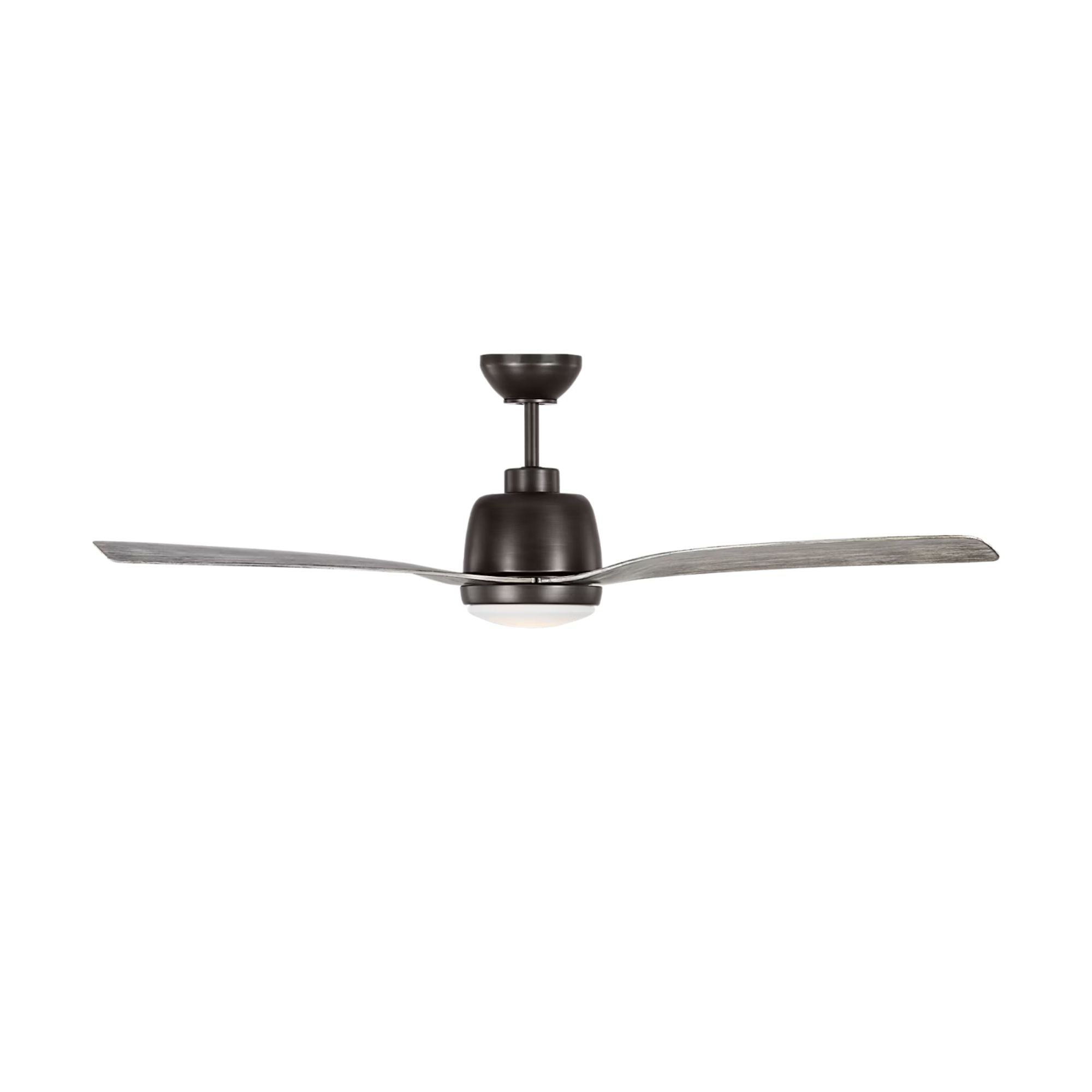 Avila 54" Aged Pewter Ceiling Fan with Light & Remote