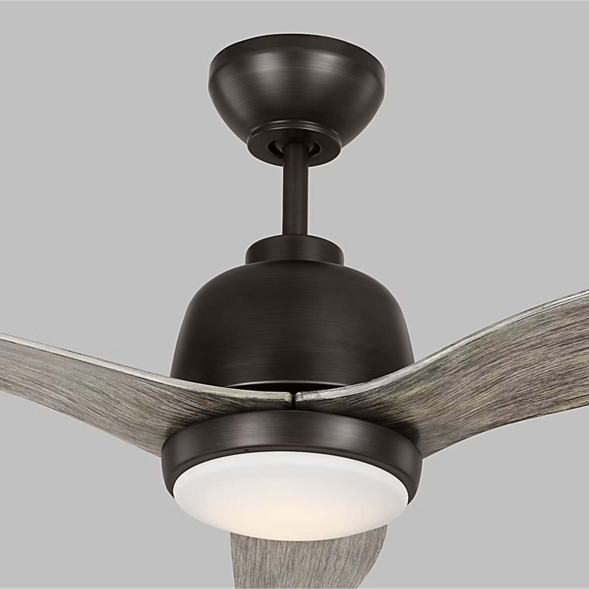 Avila 54" Aged Pewter Ceiling Fan with Light & Remote