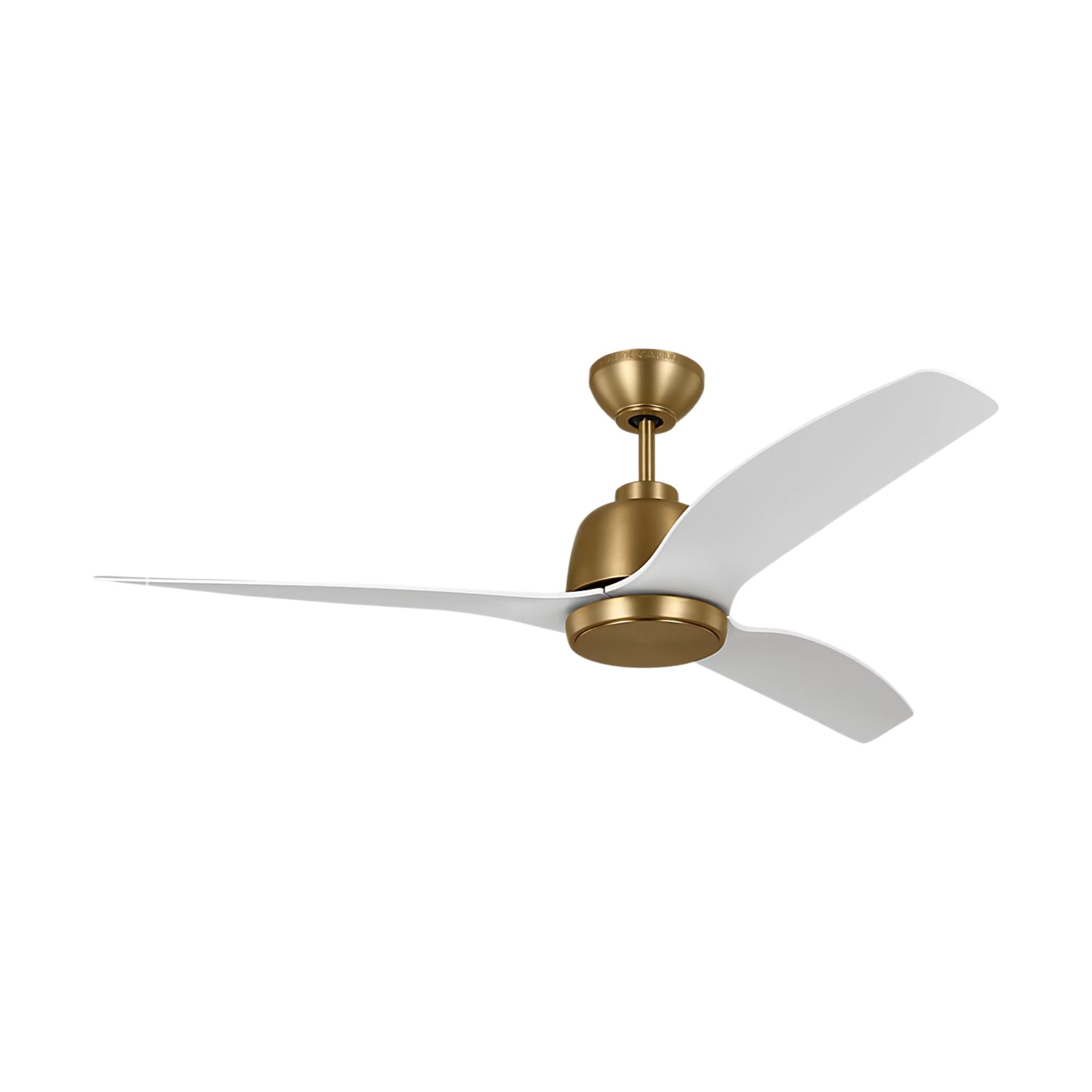 Avila 54" Satin Brass Ceiling Fan with Light & Remote