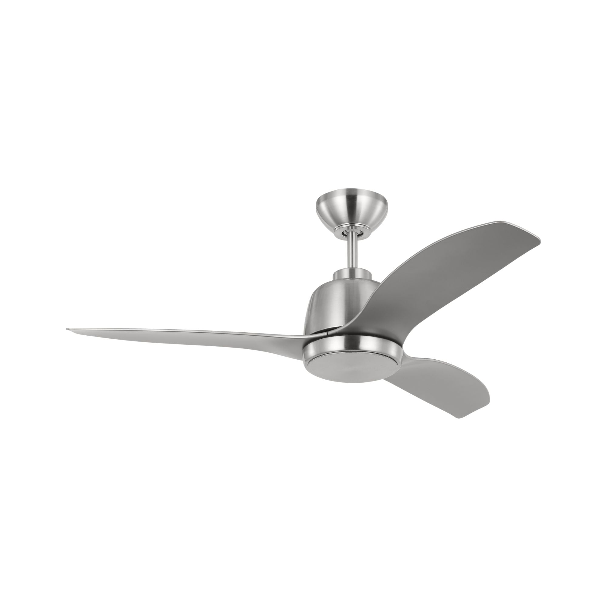 Avila 60" Brushed Steel Ceiling Fan with Light & Remote