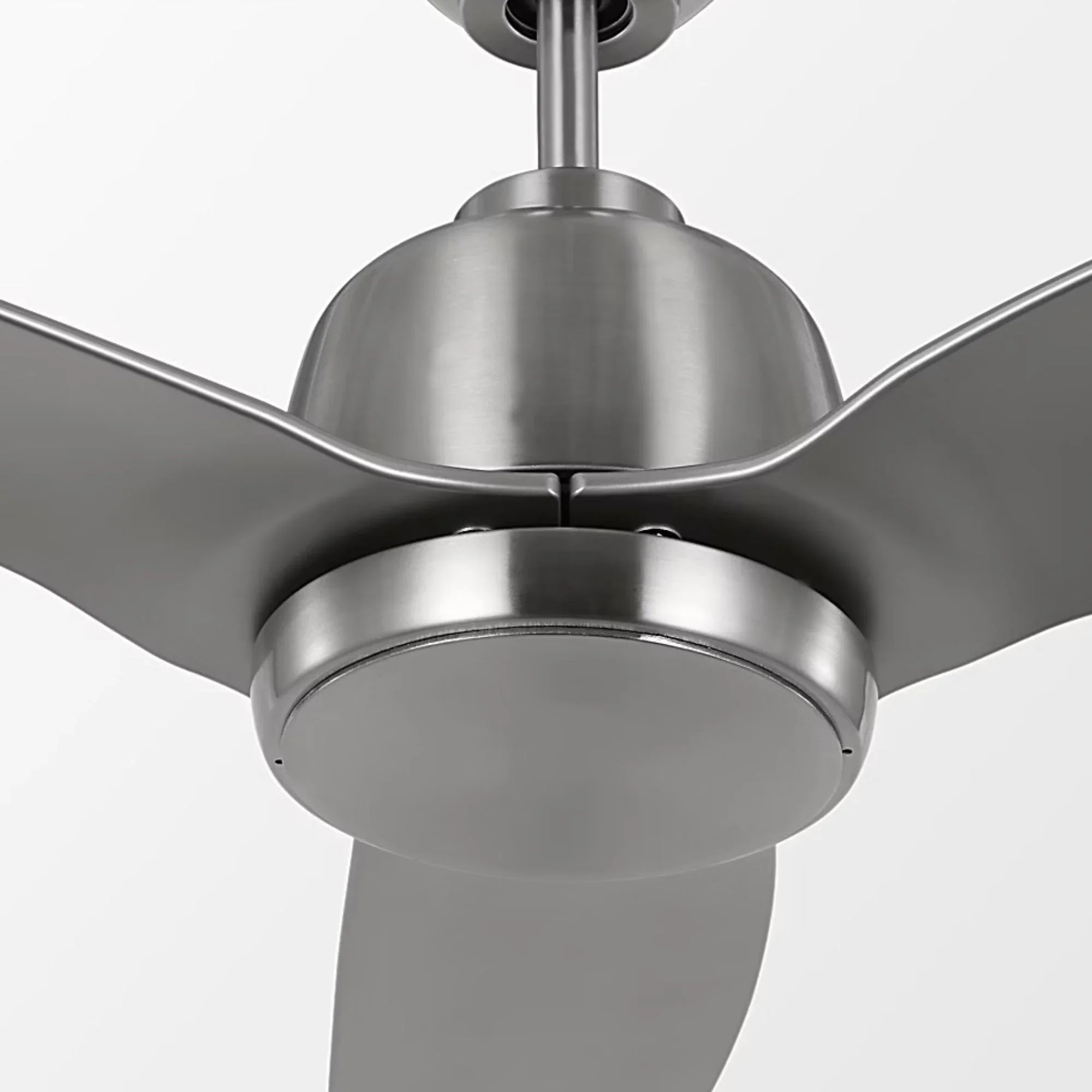 Avila 60" Brushed Steel Ceiling Fan with Light & Remote