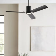 Visual Comfort Fan - Cleancut Smart 54" Midnight Black LED Ceiling Fan | Bees Lighting