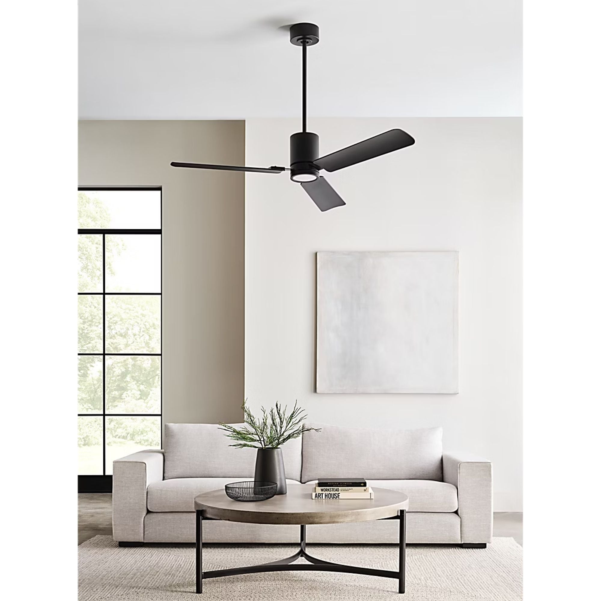 Cleancut Smart 54" Midnight Black LED Ceiling Fan