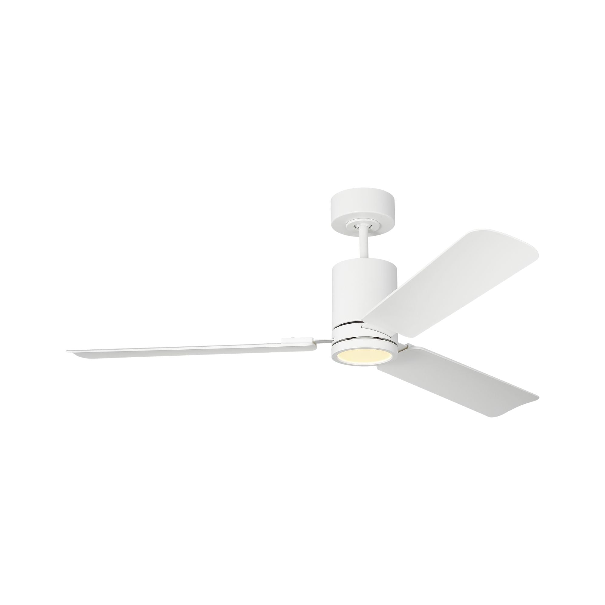 Cleancut Smart 54" Matte White LED Ceiling Fan